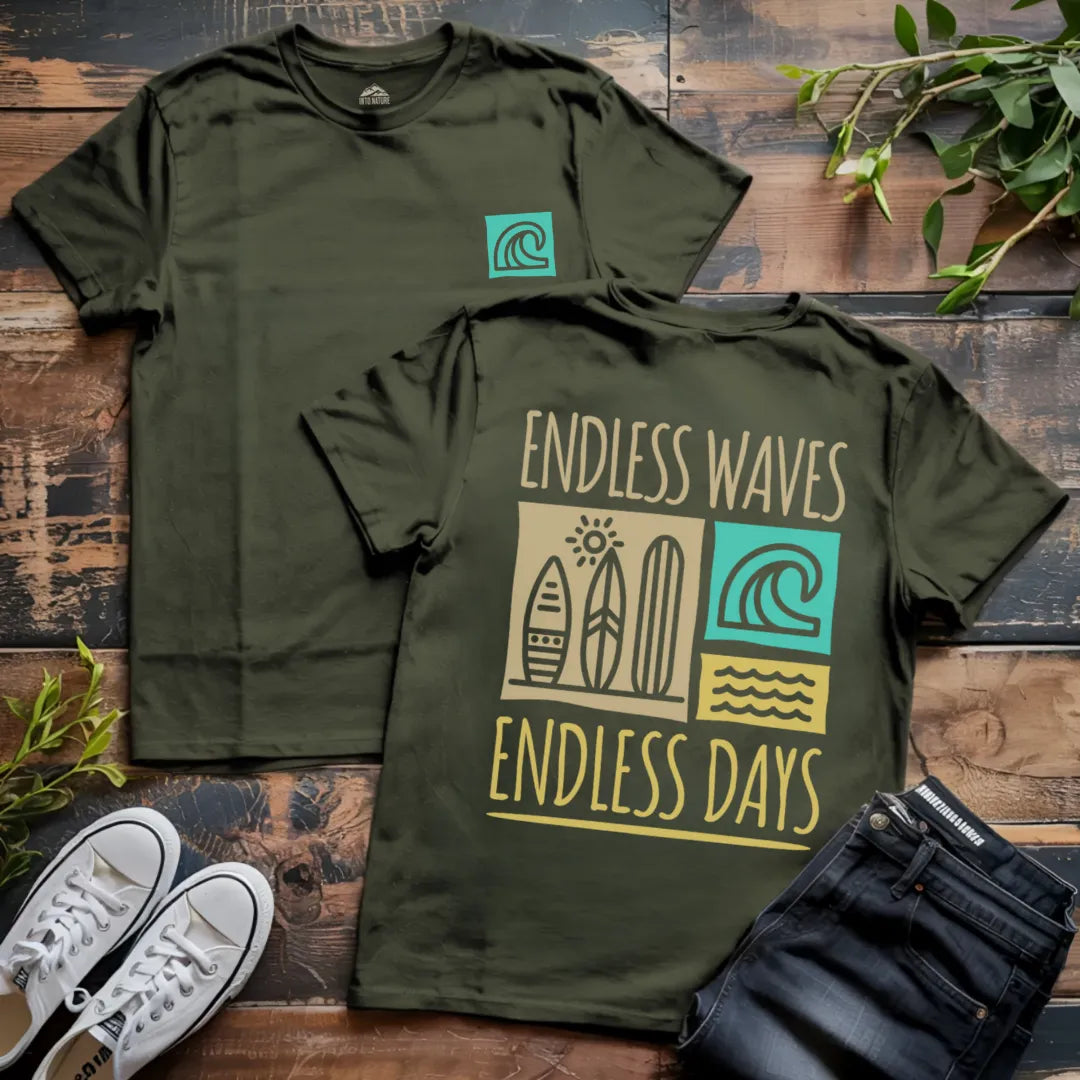 Endless Waves Surfing Tee