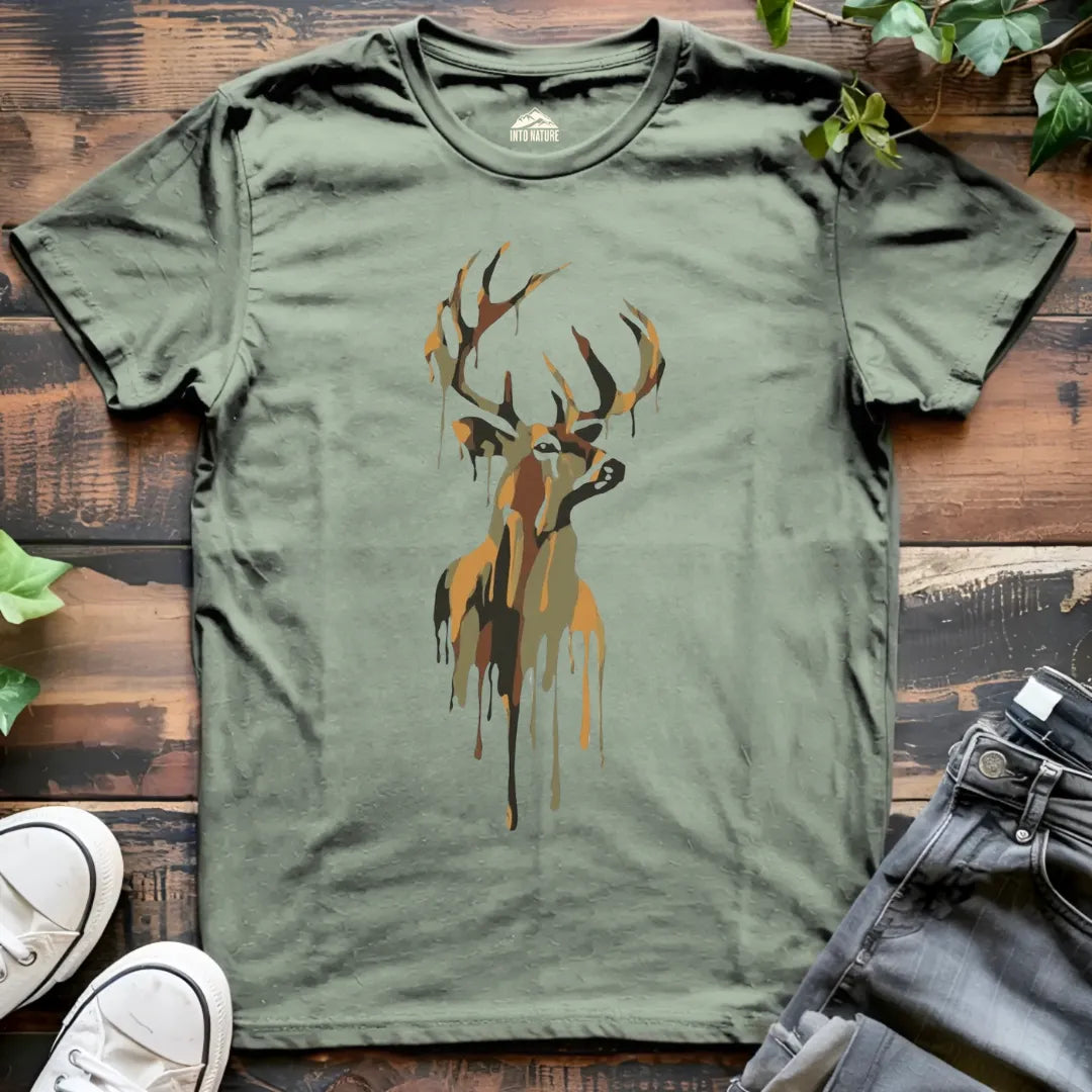 Rustic Deer Art Tee