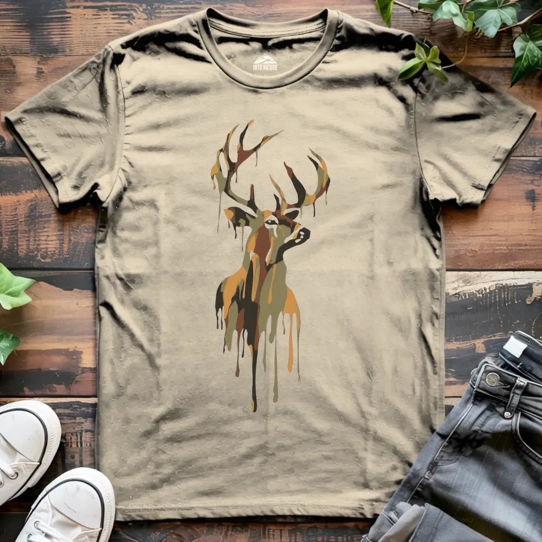 Rustic Deer Art Tee