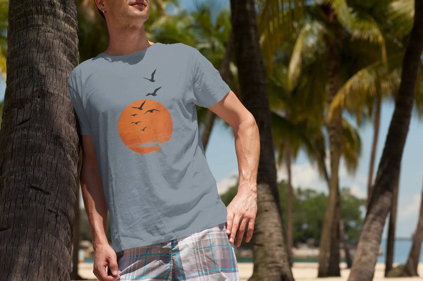 Sunset Birds Tee