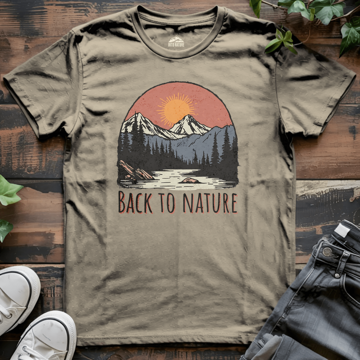 Back to Nature Sunset Tee - Into Nature Co.