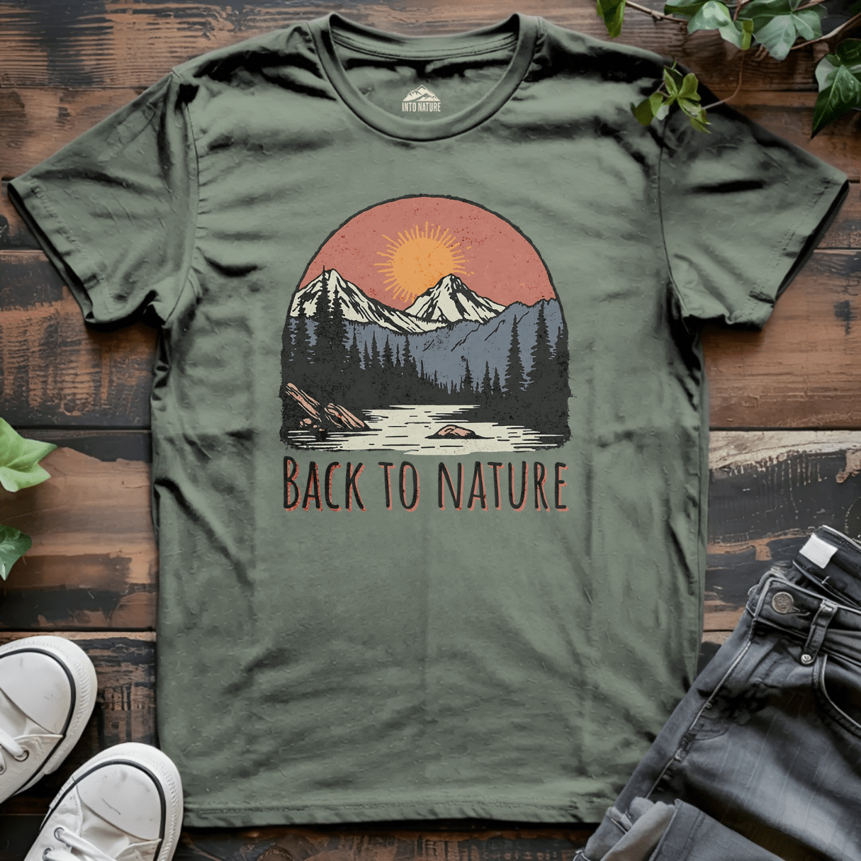 Back to Nature Sunset Tee - Into Nature Co.