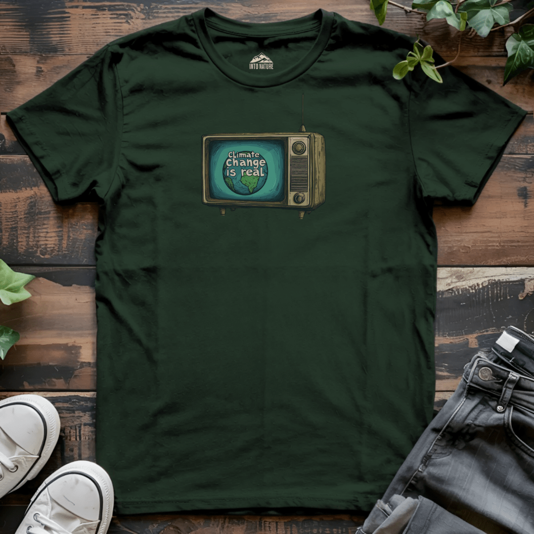Climate Change is Real Tee - Into Nature Co.