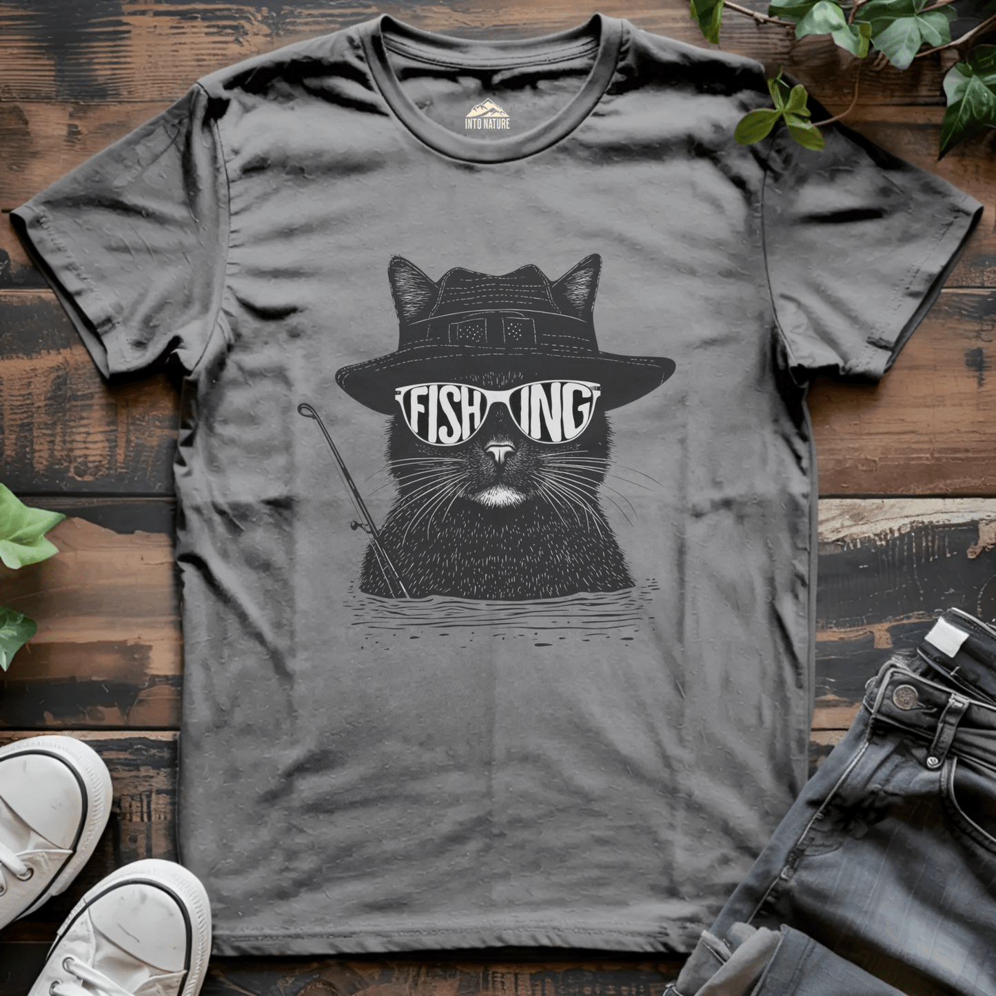 Cool Cat Fishing Tee - Into Nature Co.