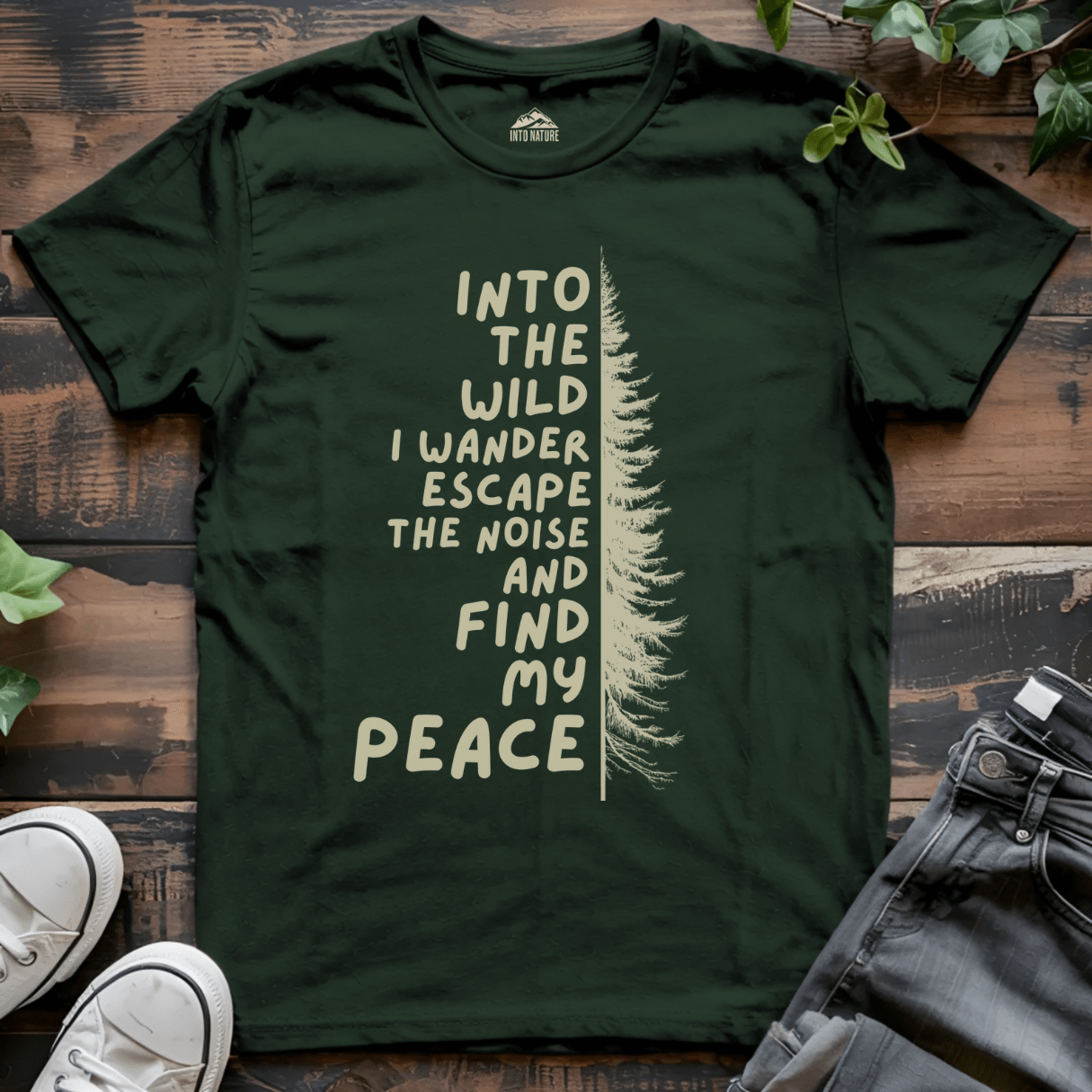 Find My Peace in Nature Tee - Into Nature Co.
