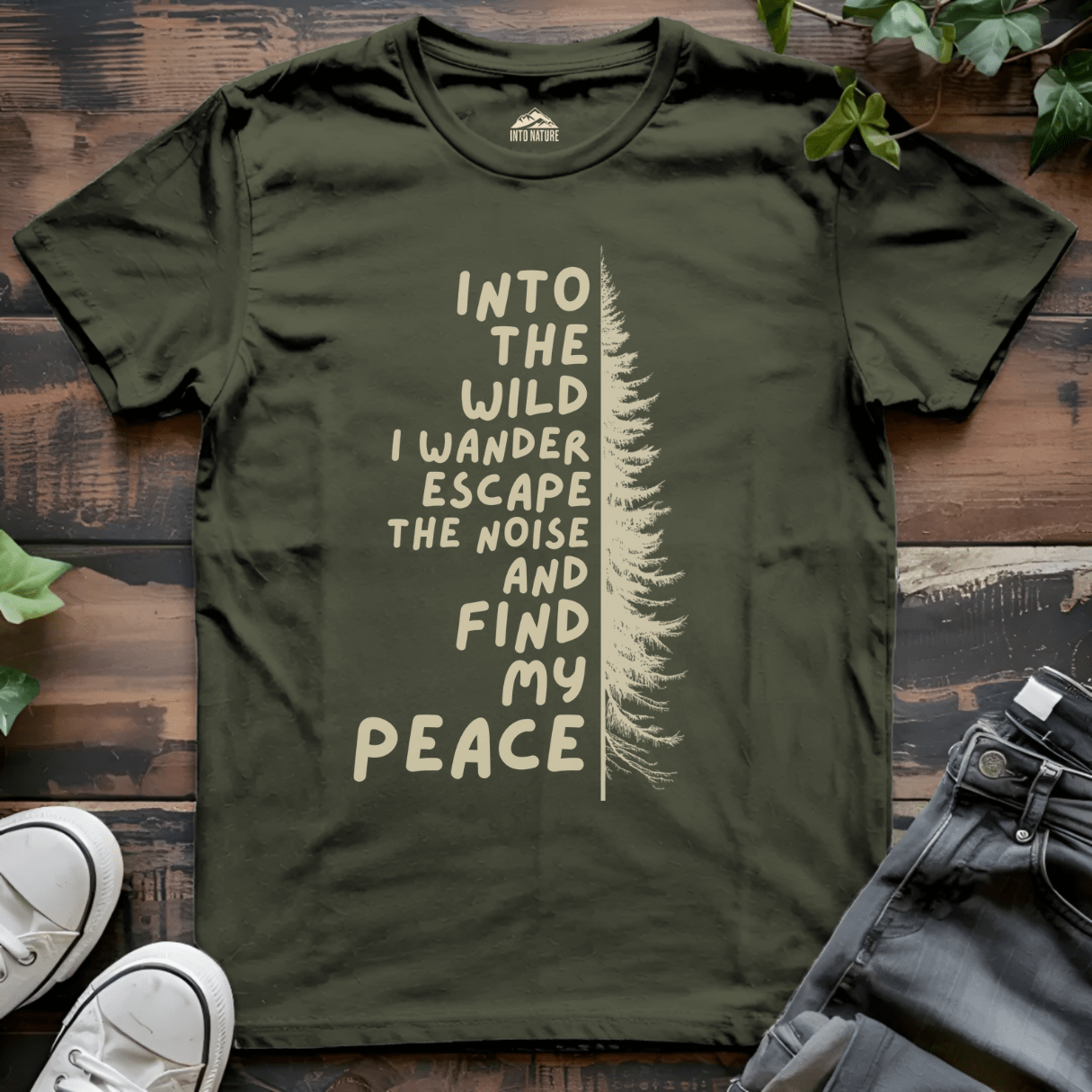 Find My Peace in Nature Tee - Into Nature Co.