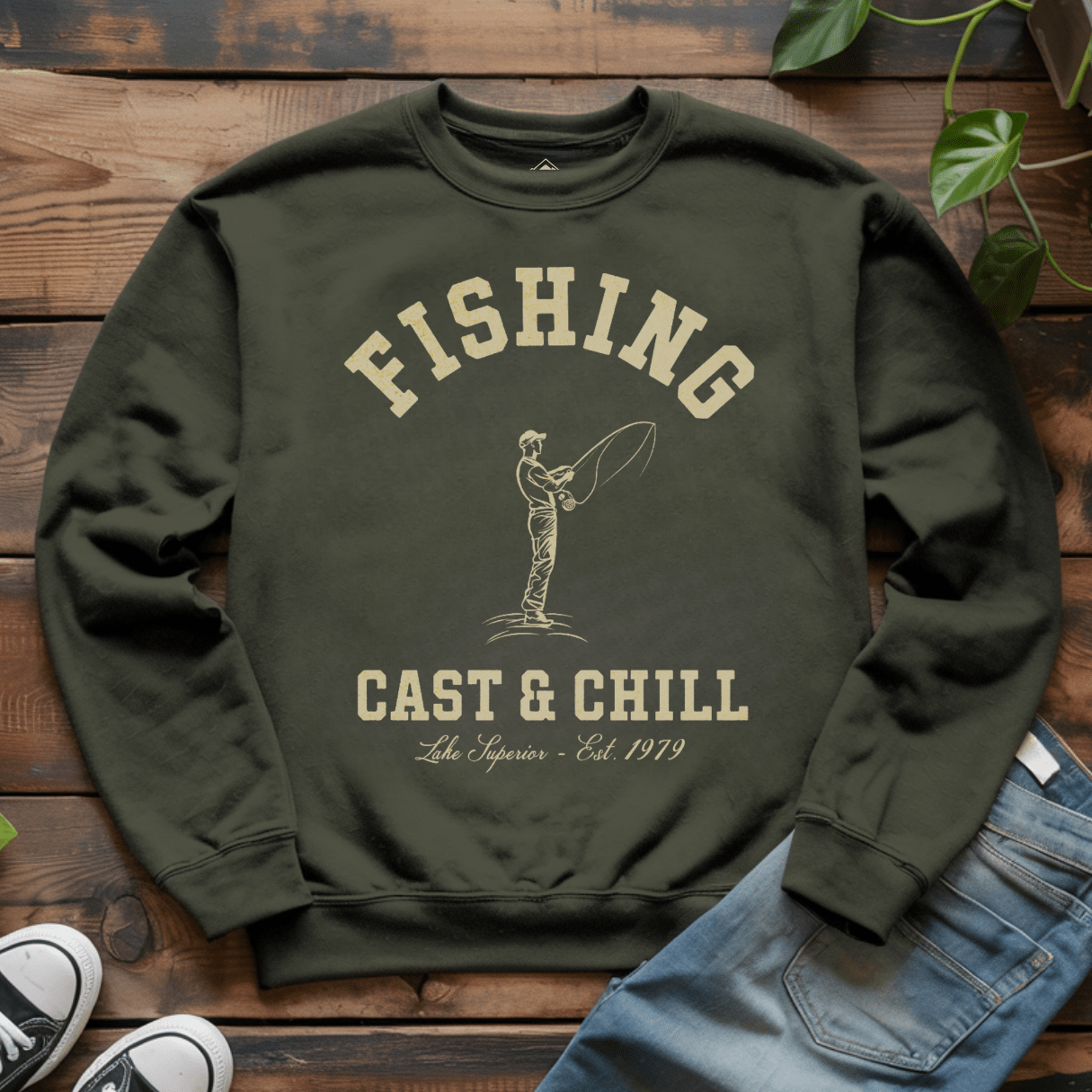 Fishing University Sweatshirt - Into Nature Co.