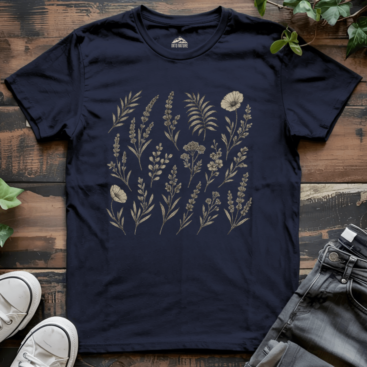 Floral Botanical Nature Tee - Into Nature Co.