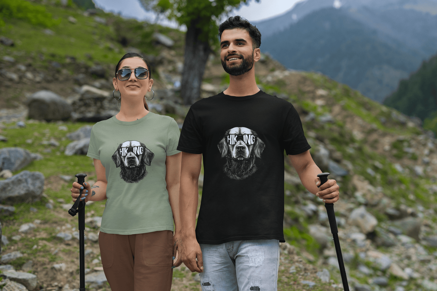 Hiking Dog Adventure Tee - Into Nature Co.