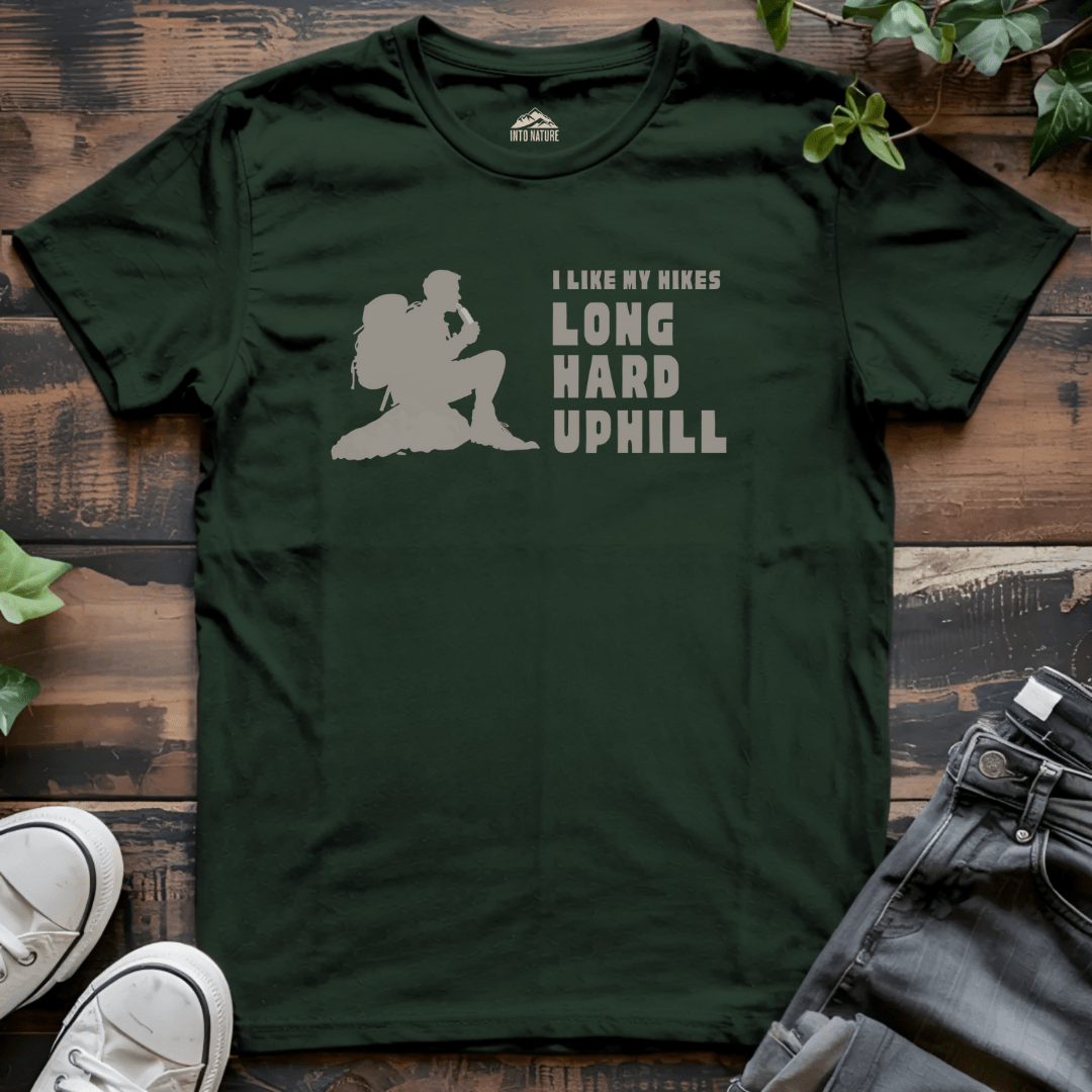 I Like My Hikes Long & Hard Tee - Into Nature Co.