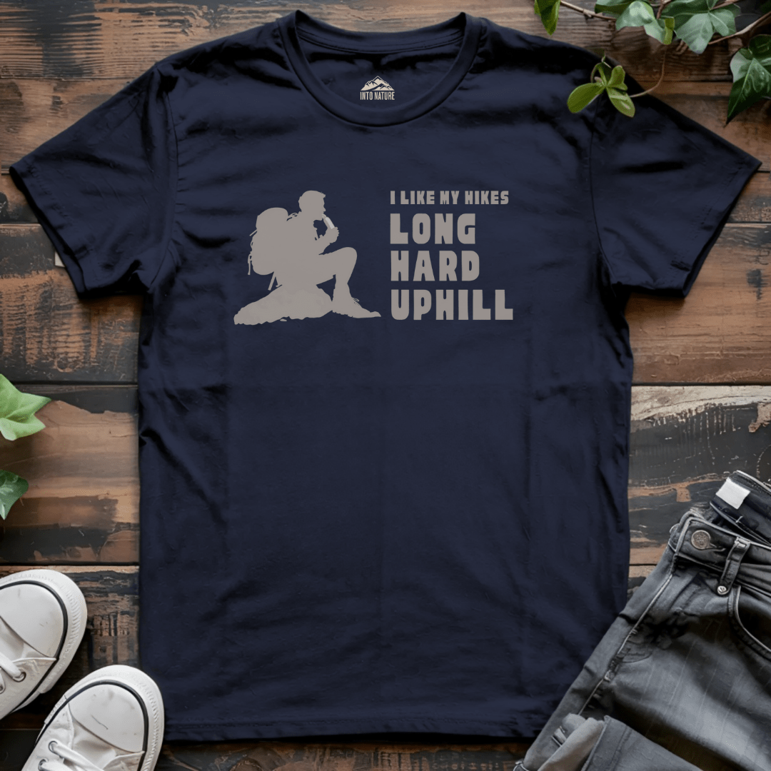 I Like My Hikes Long & Hard Tee - Into Nature Co.
