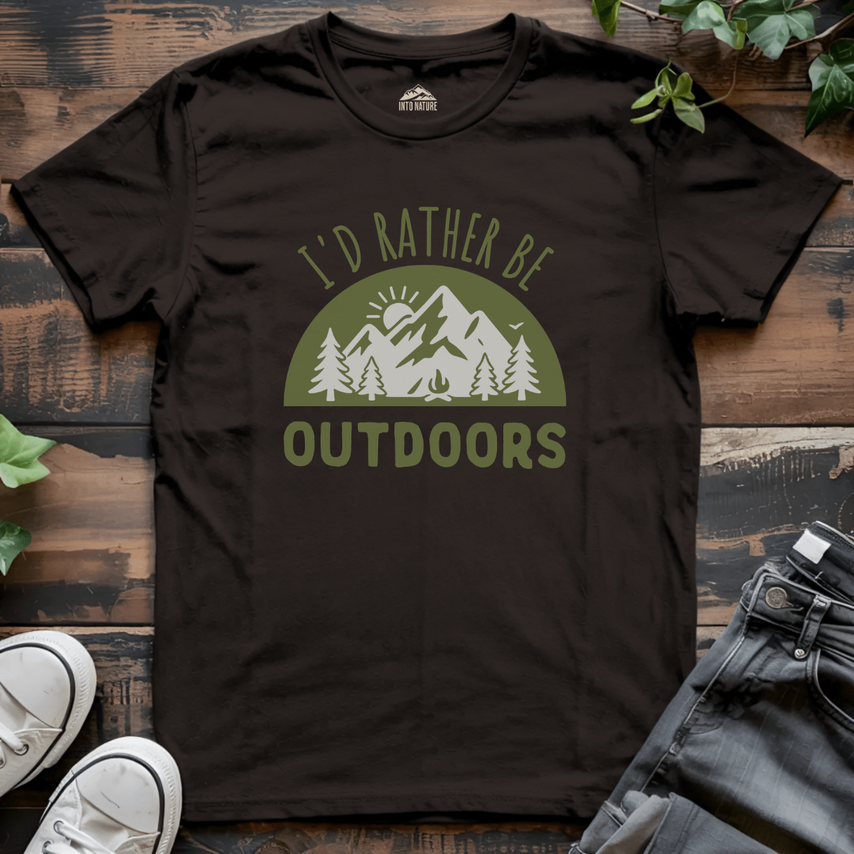 I'd Rather Be Outdoors Tee - Into Nature Co.