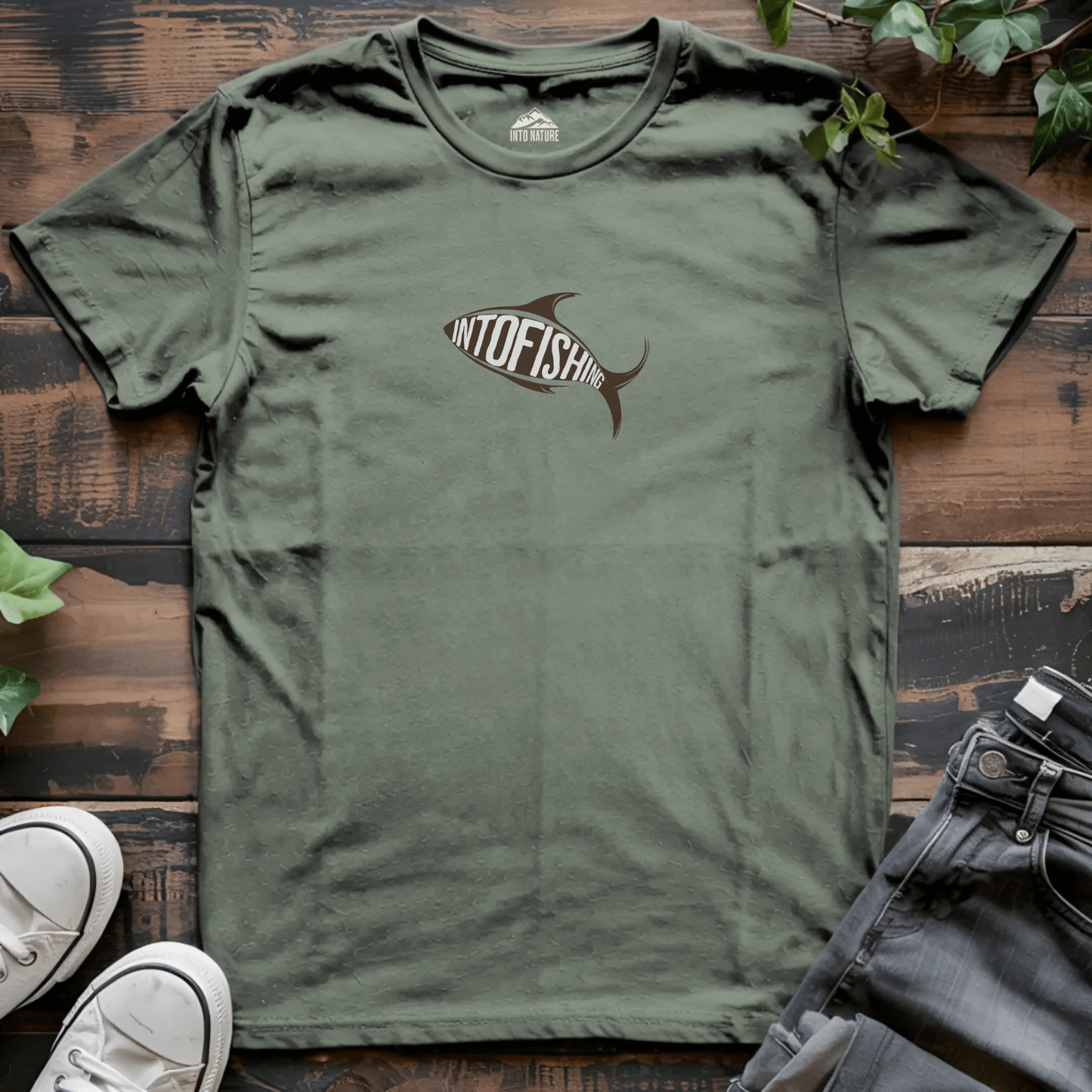 Into Fishing Tee - Into Nature Co.
