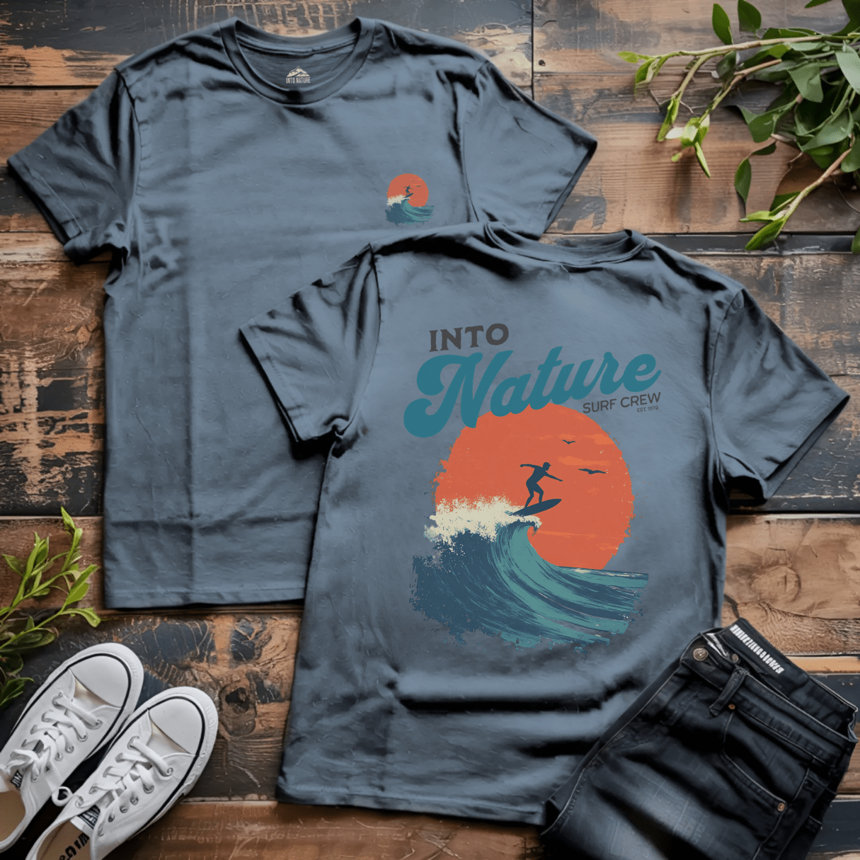 Into Nature Surf Crew Tee - Into Nature Co.