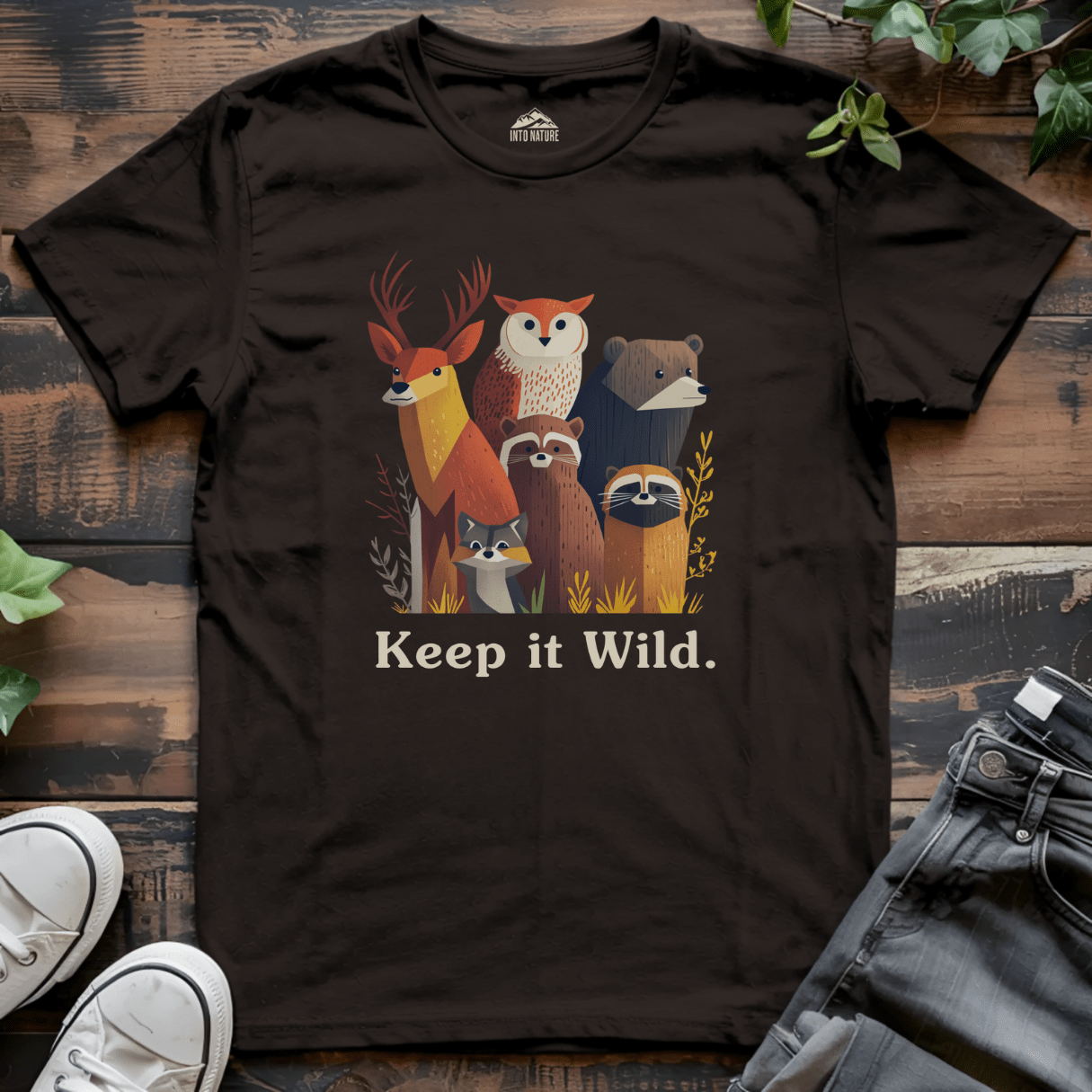 Keep the Wild Animals Tee - Into Nature Co.