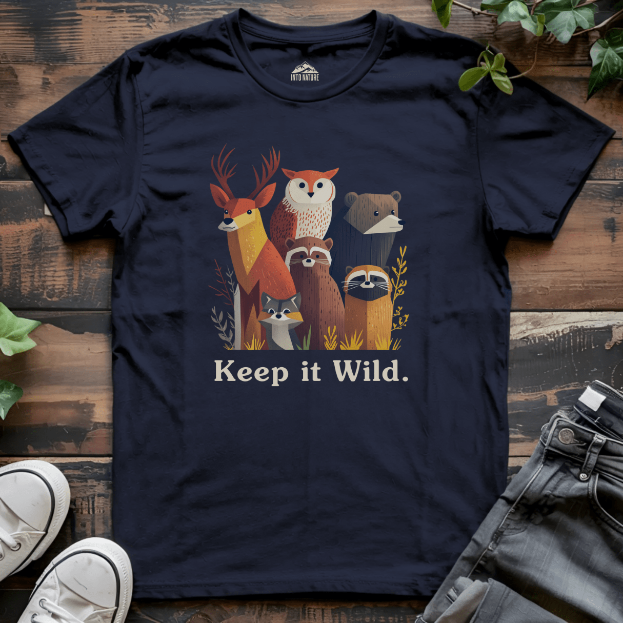 Keep the Wild Animals Tee - Into Nature Co.