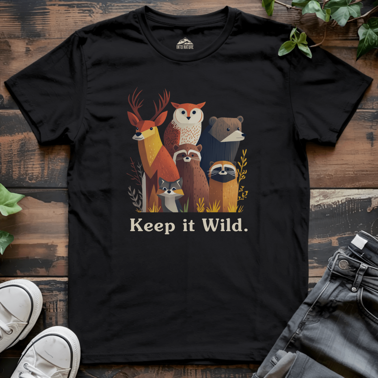 Keep the Wild Animals Tee - Into Nature Co.