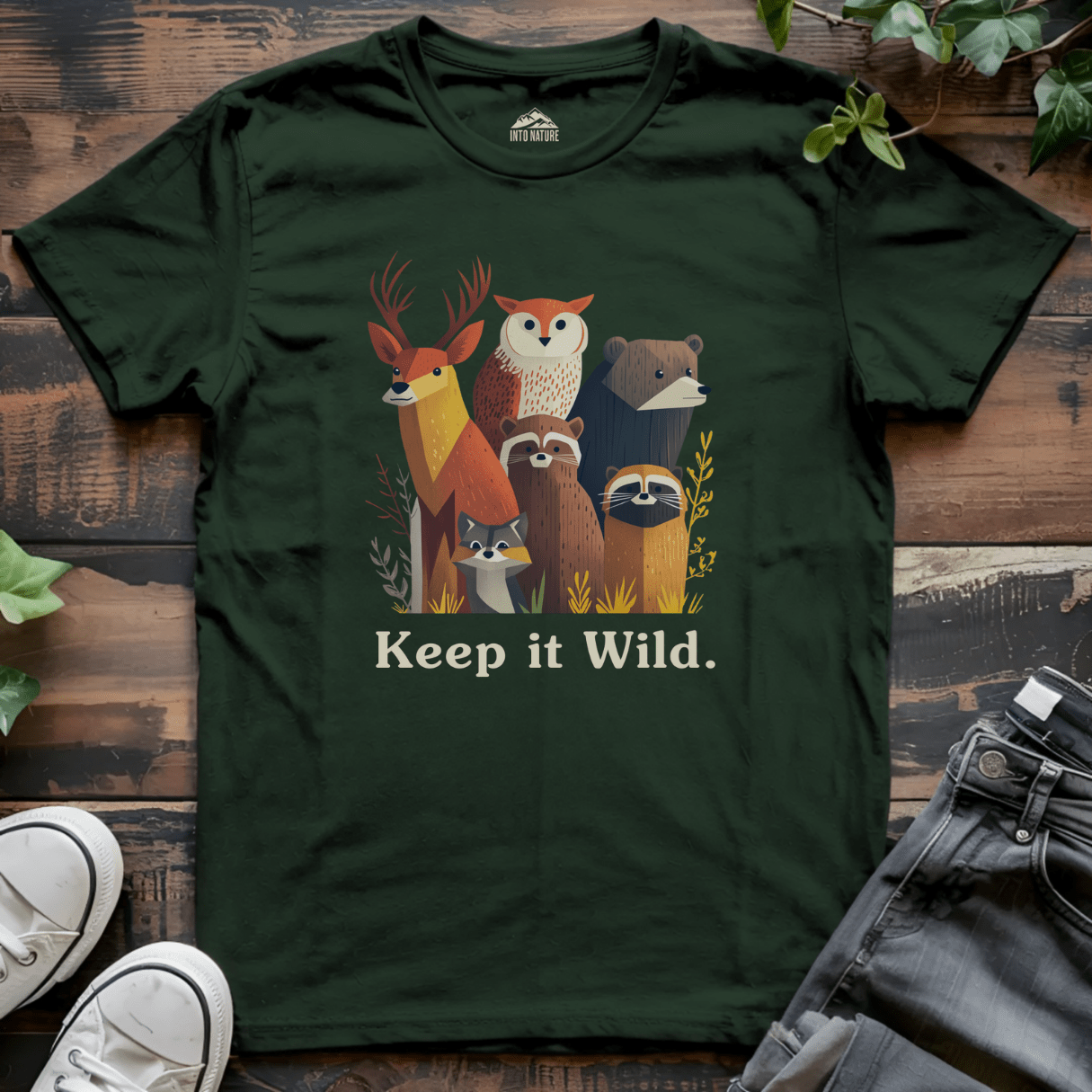 Keep the Wild Animals Tee - Into Nature Co.