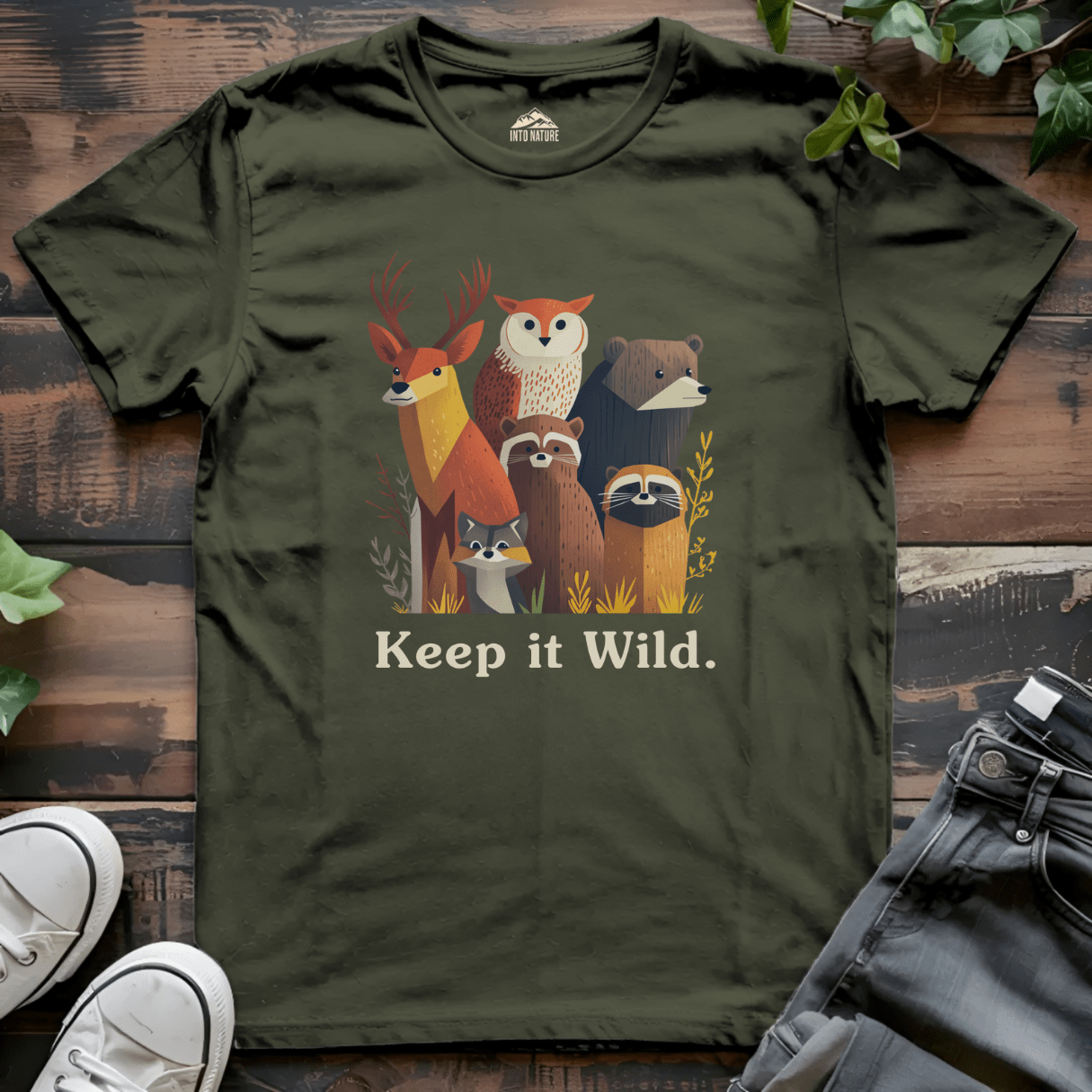 Keep the Wild Animals Tee - Into Nature Co.