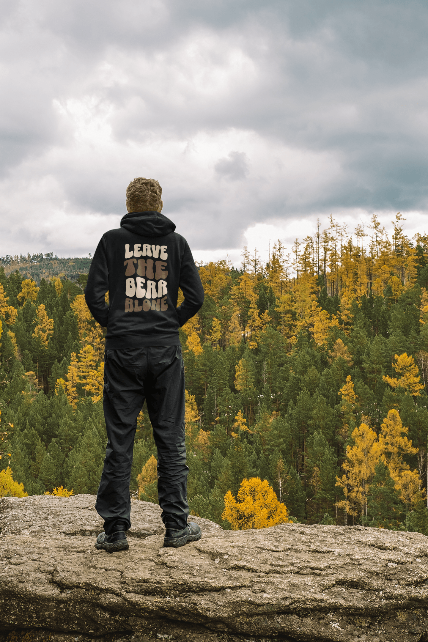 Leave The Bear Alone Hoodie - Into Nature Co.