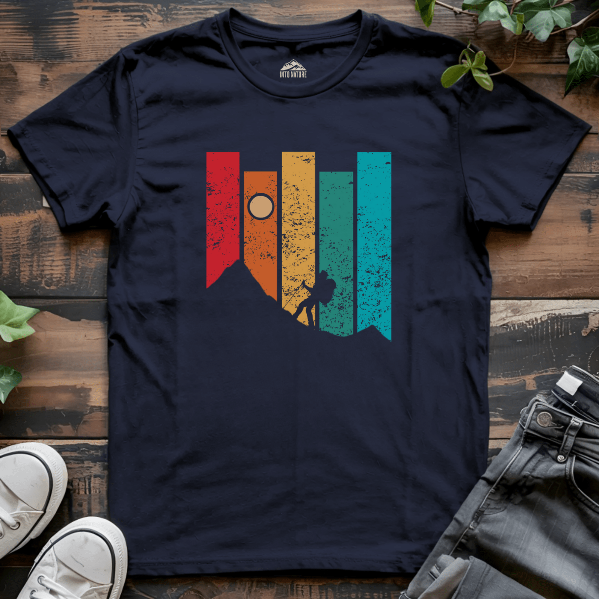 Retro Vintage Hiking Tee - Into Nature Co.
