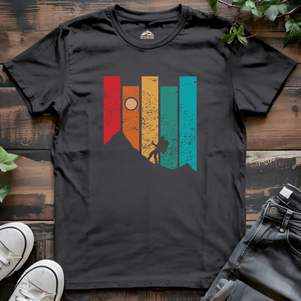 Retro Vintage Hiking Tee - Into Nature Co.