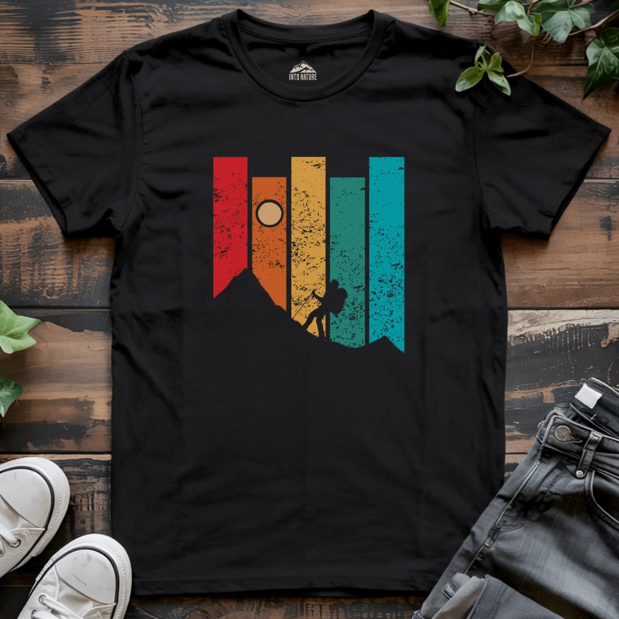 Retro Vintage Hiking Tee - Into Nature Co.
