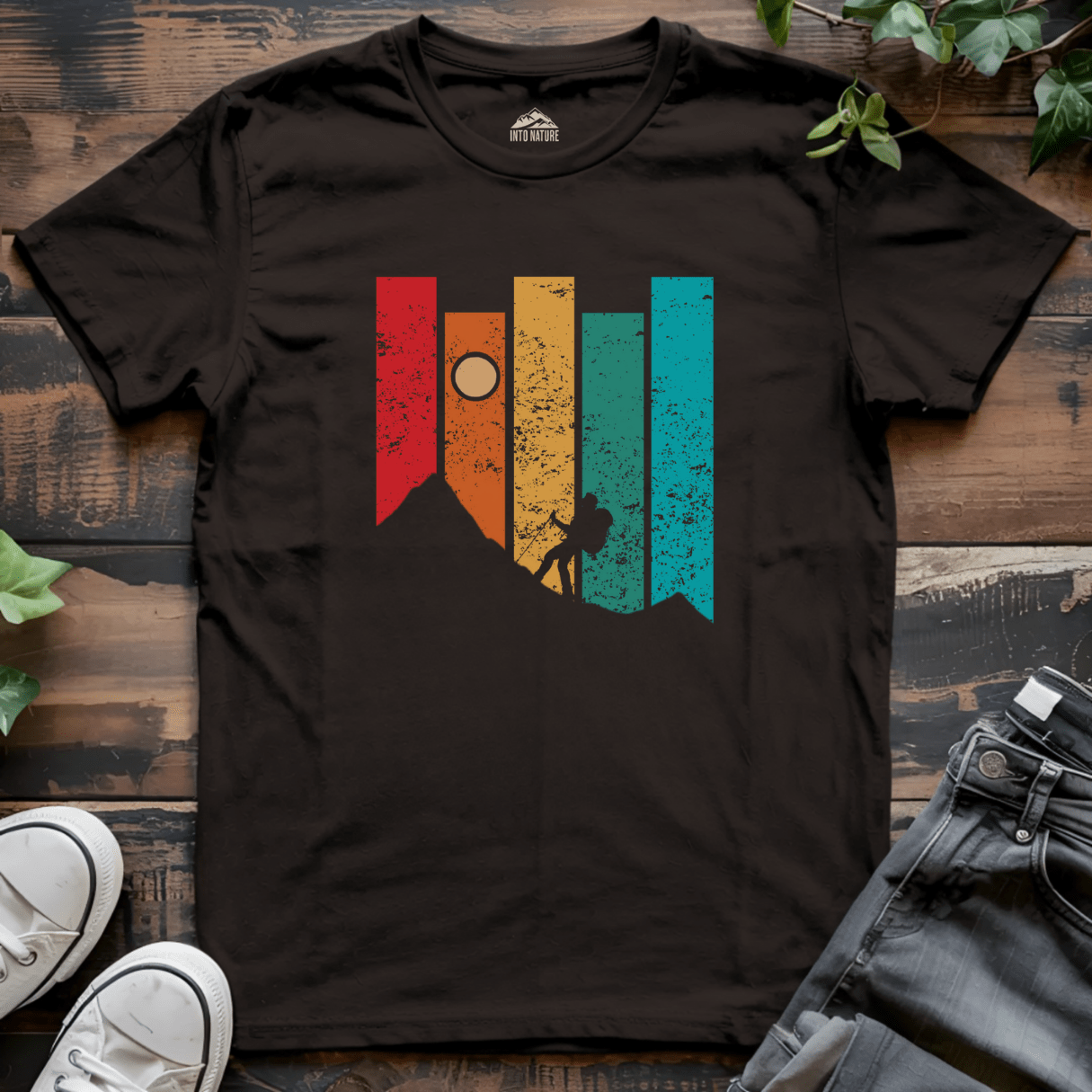 Retro Vintage Hiking Tee - Into Nature Co.