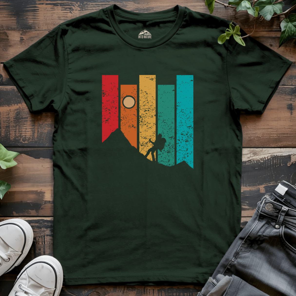 Retro Vintage Hiking Tee - Into Nature Co.