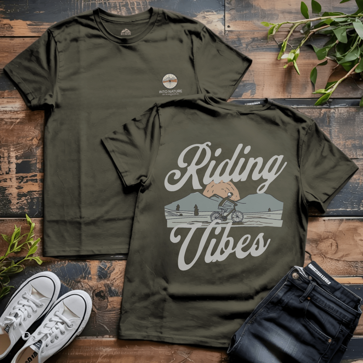 Riding Vibes Cycling Tee - Into Nature Co.
