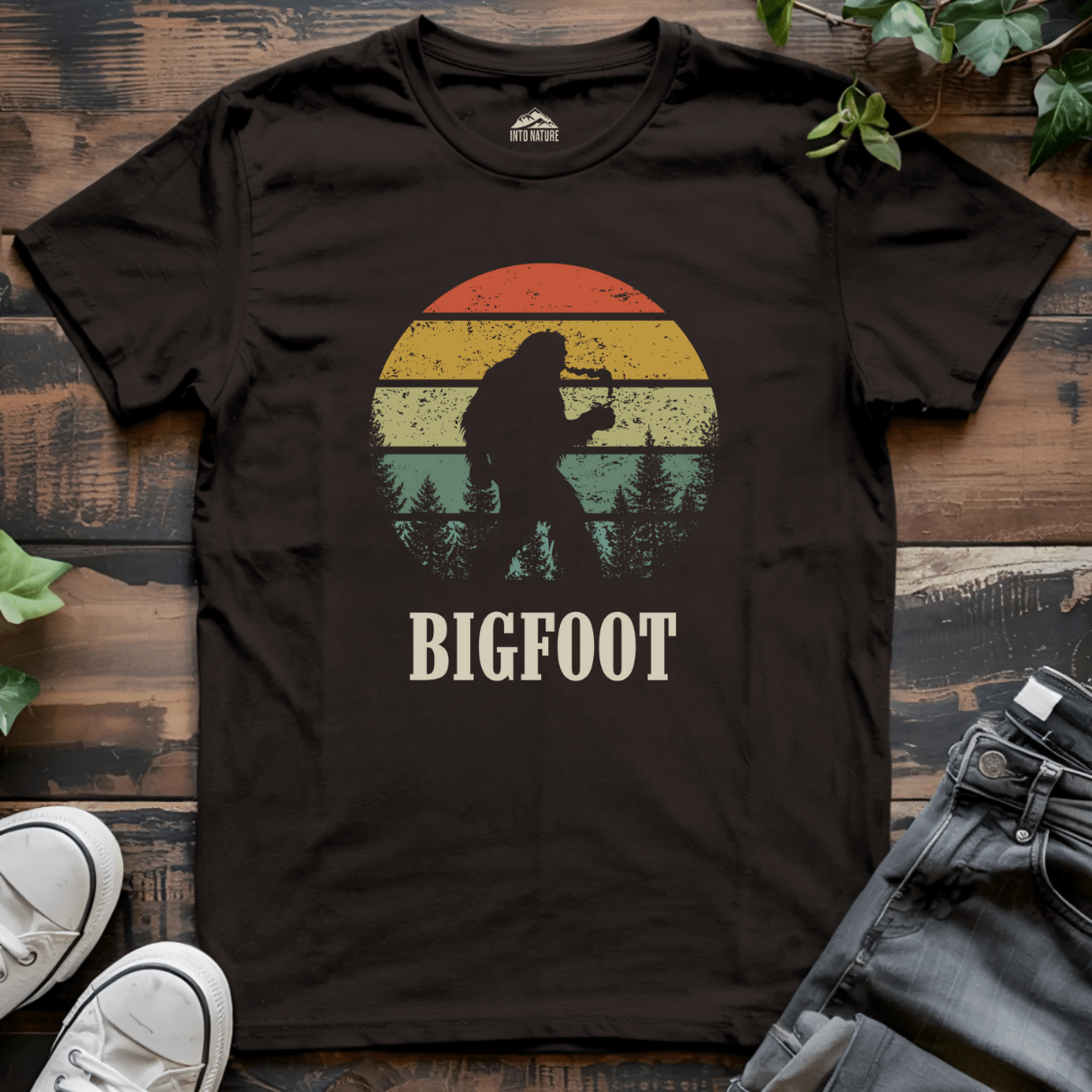 Smoking Bigfoot Tee - Into Nature Co.