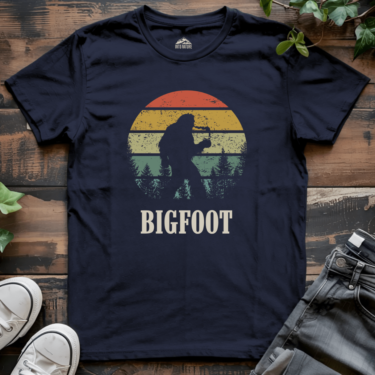 Smoking Bigfoot Tee - Into Nature Co.