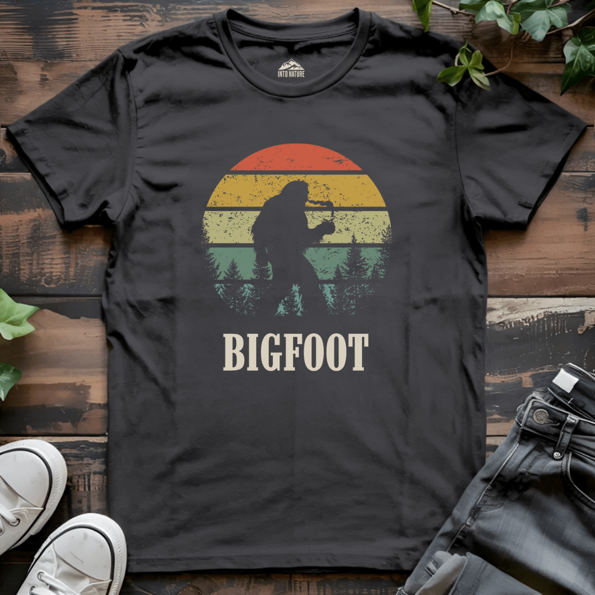 Smoking Bigfoot Tee - Into Nature Co.