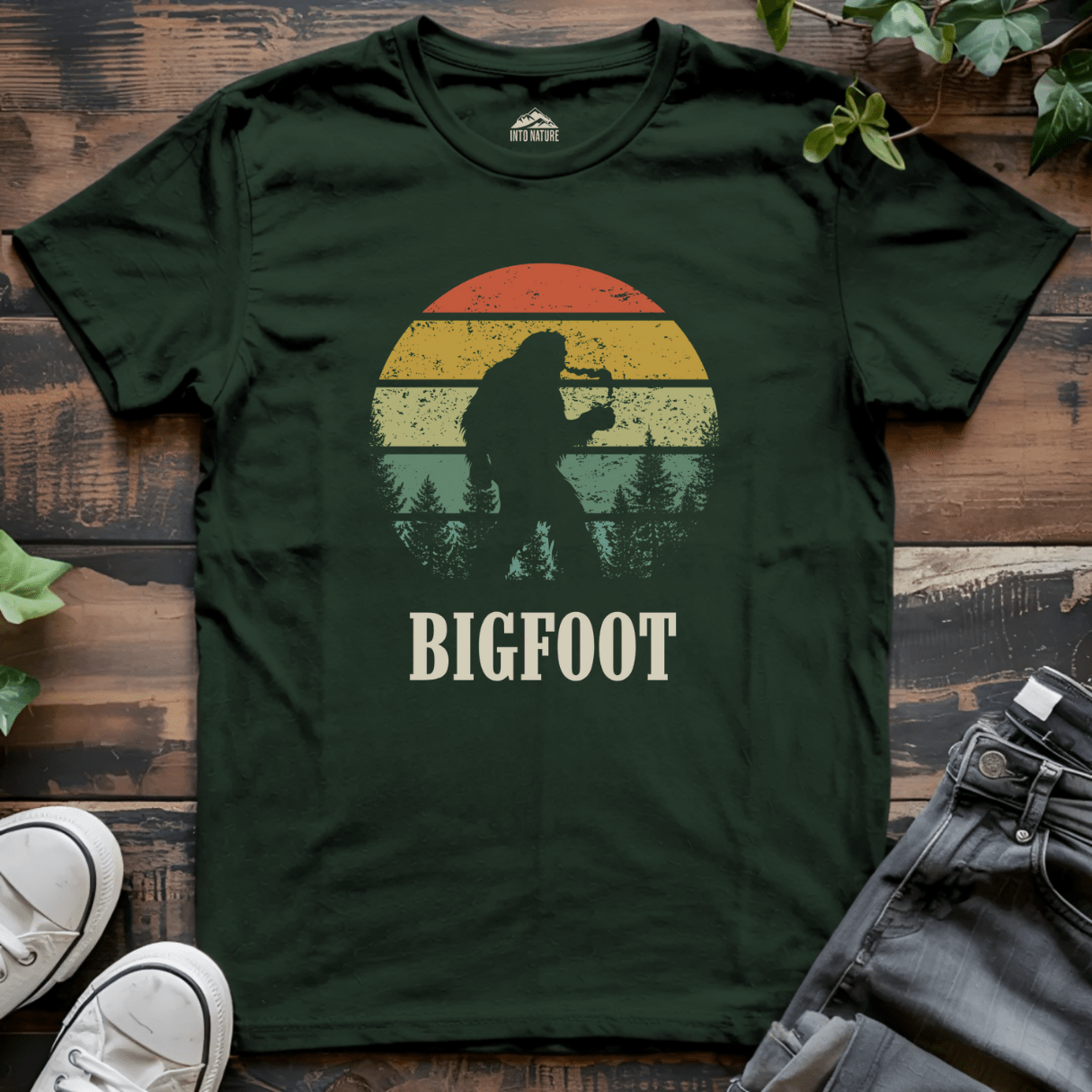Smoking Bigfoot Tee - Into Nature Co.
