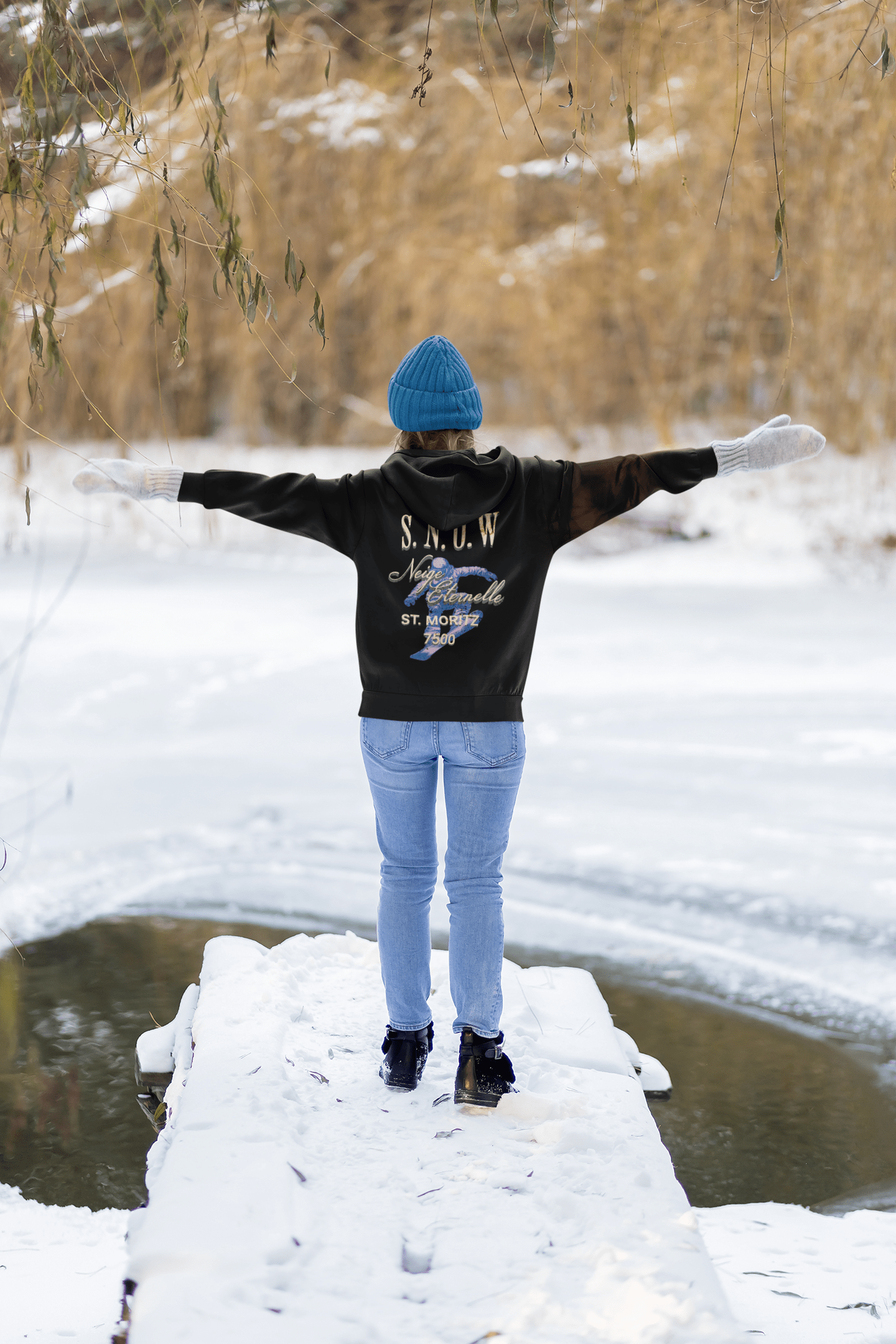 S.N.O.W Vintage Hoodie - Into Nature Co.