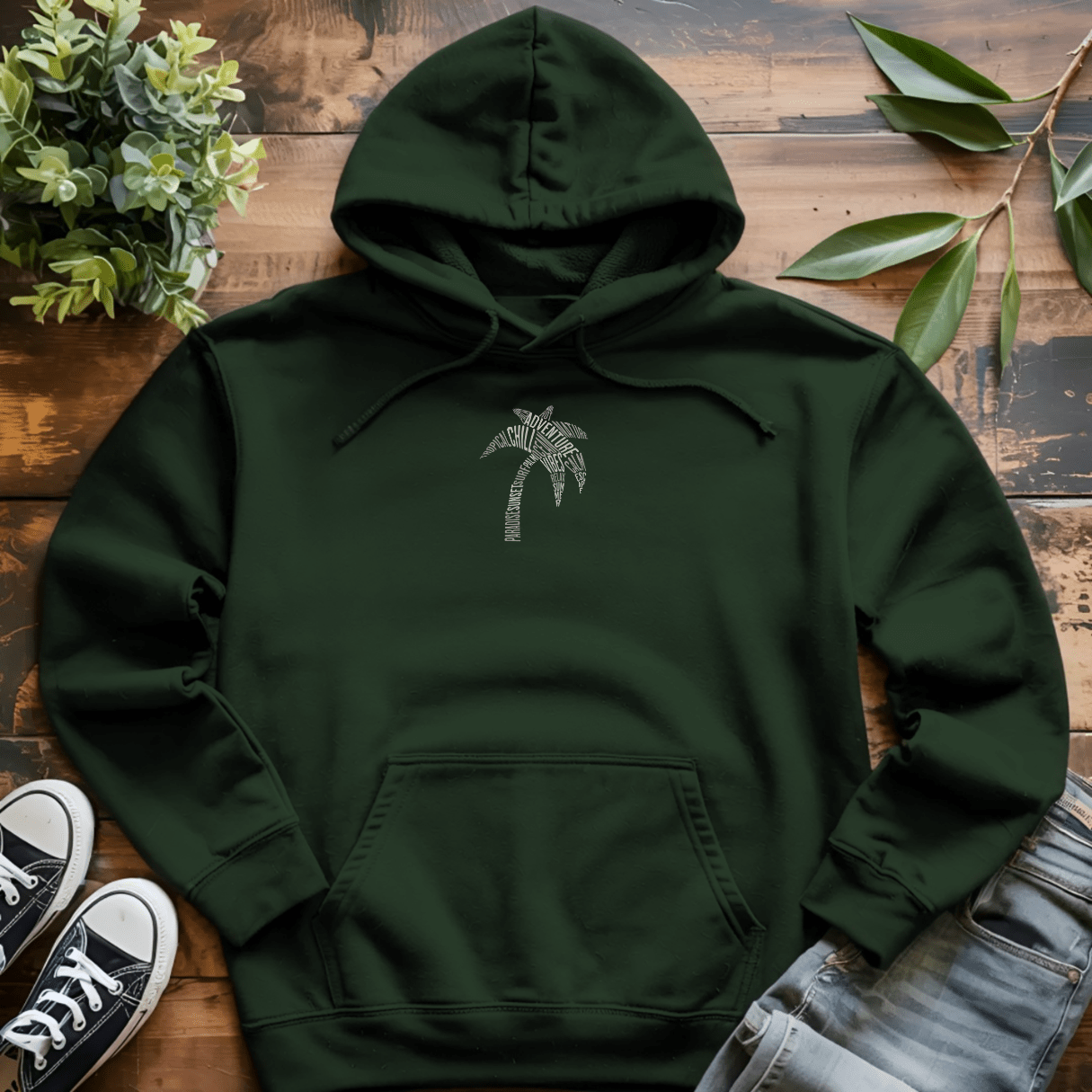 Summer Palm Tree Hoodie - Into Nature Co.