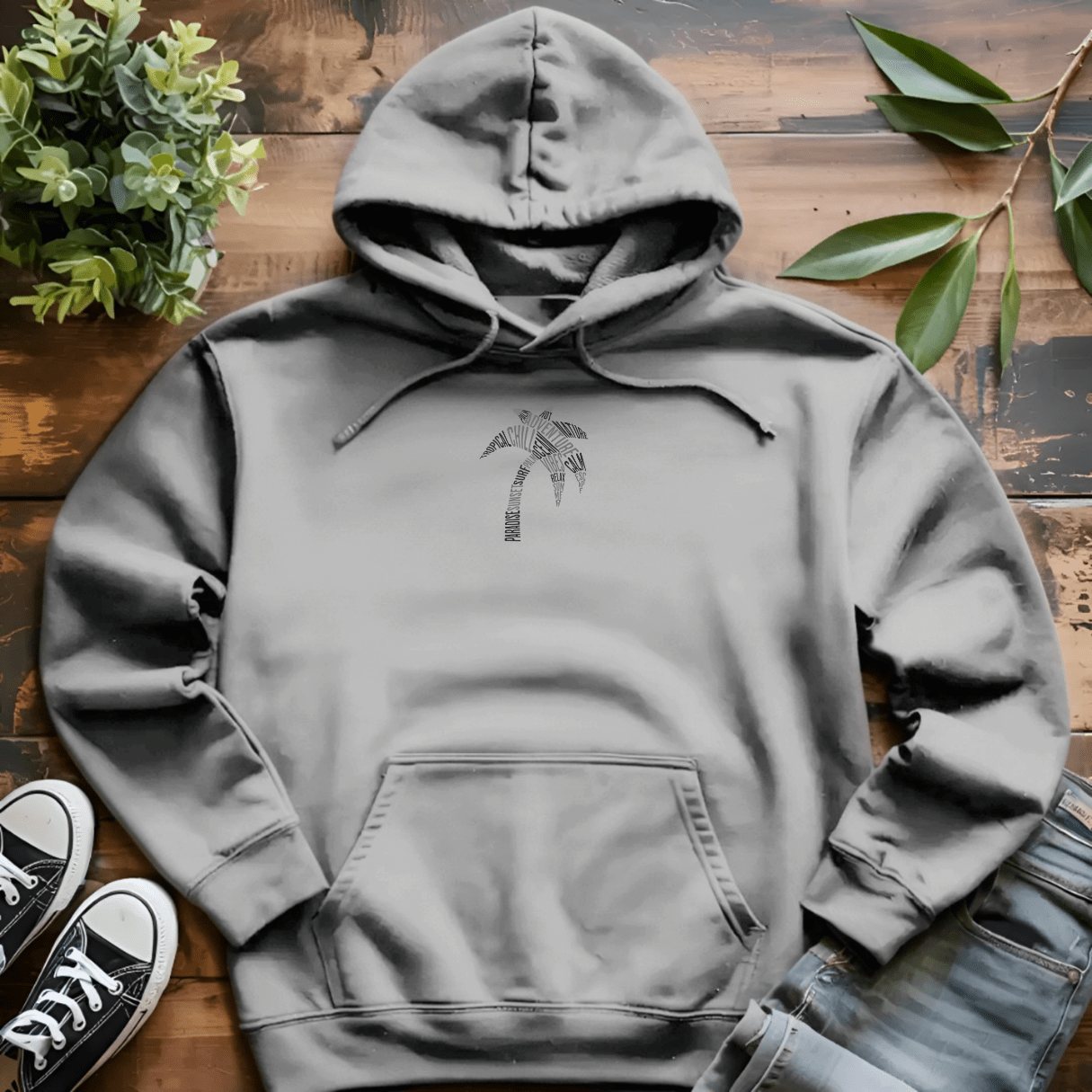 Summer Palm Tree Hoodie - Into Nature Co.