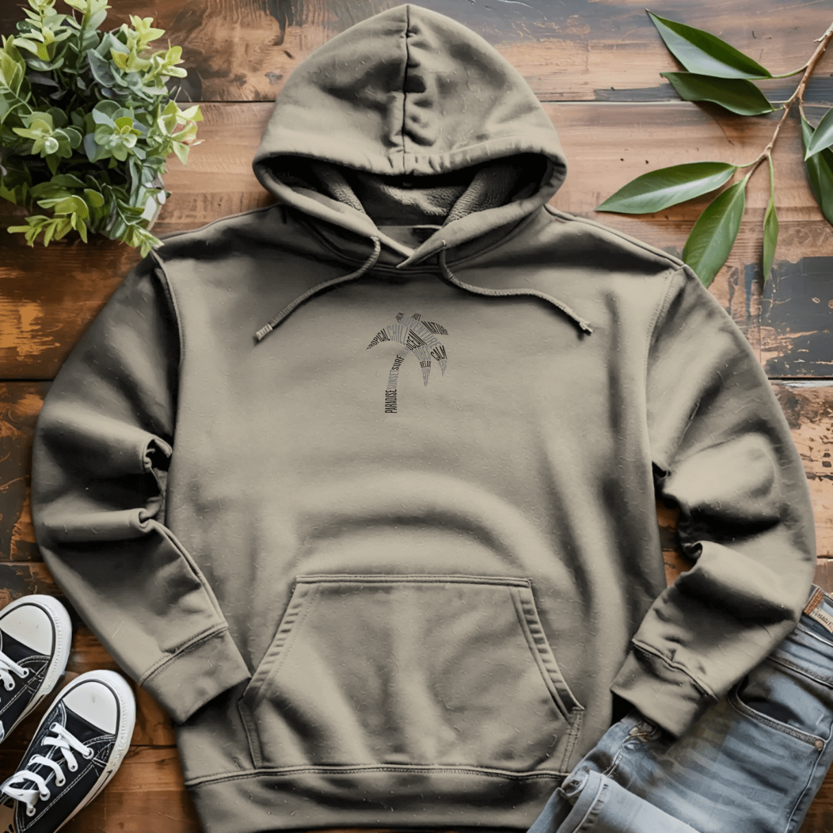 Summer Palm Tree Hoodie - Into Nature Co.