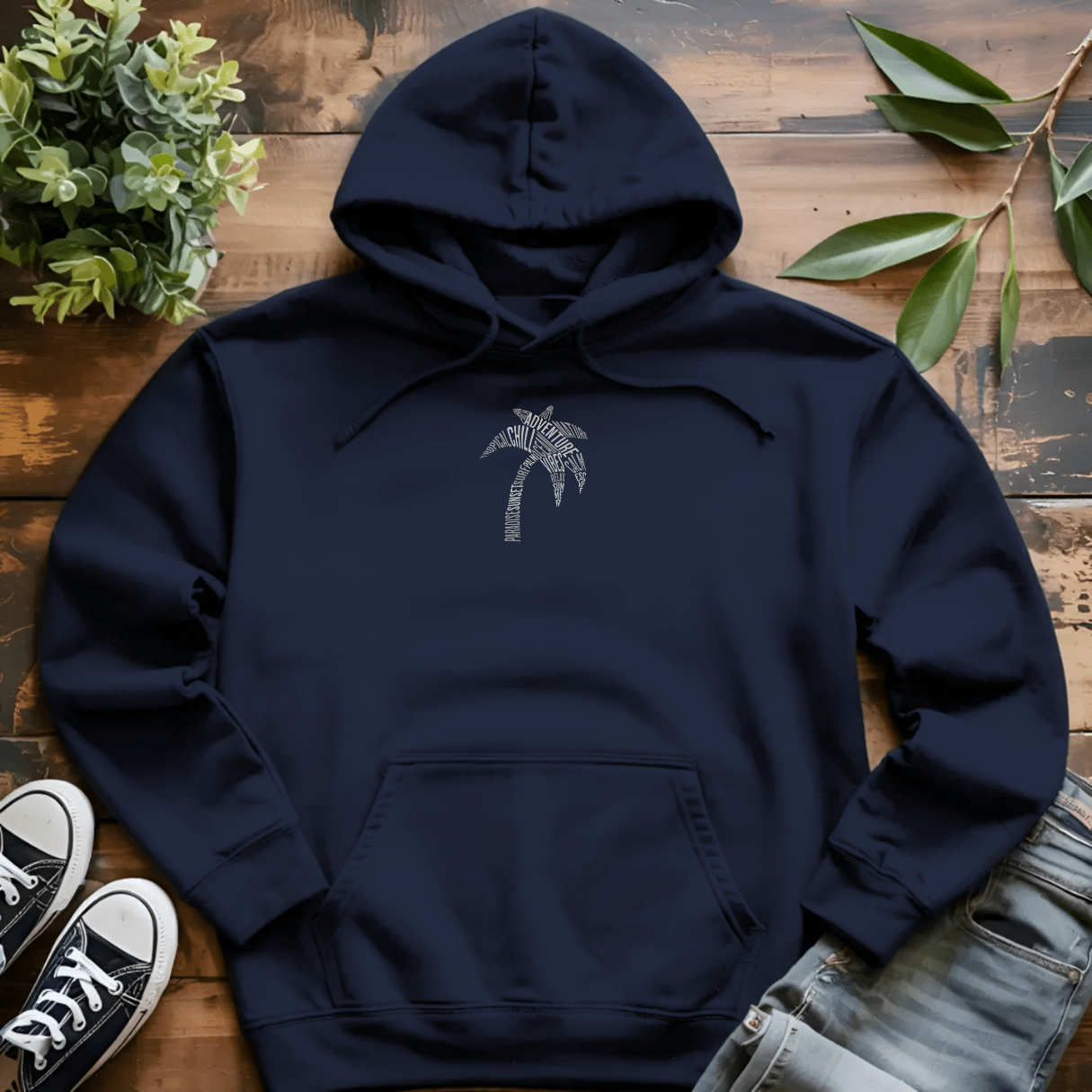 Summer Palm Tree Hoodie - Into Nature Co.