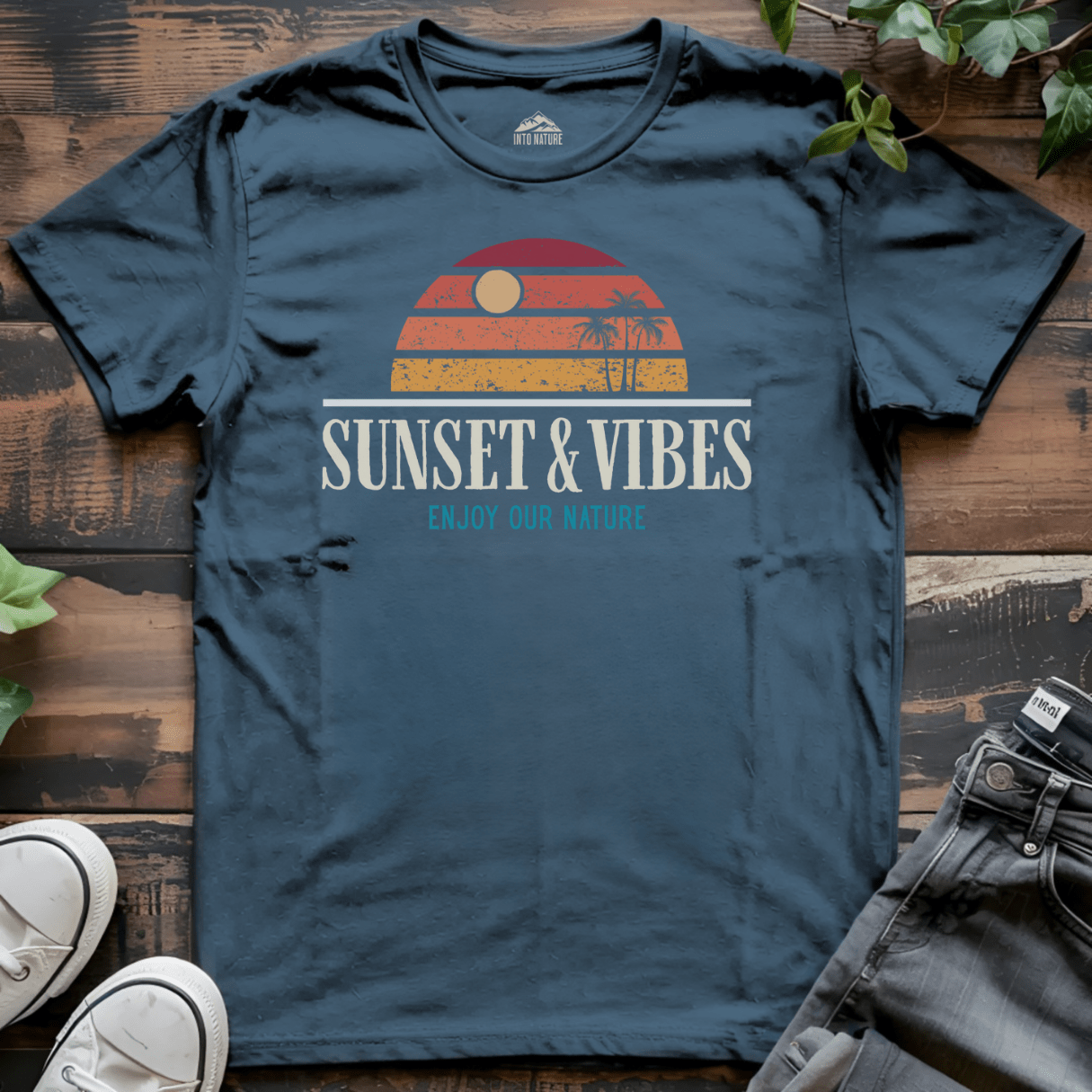 Sunset & Vibes Summer Tee - Into Nature Co.