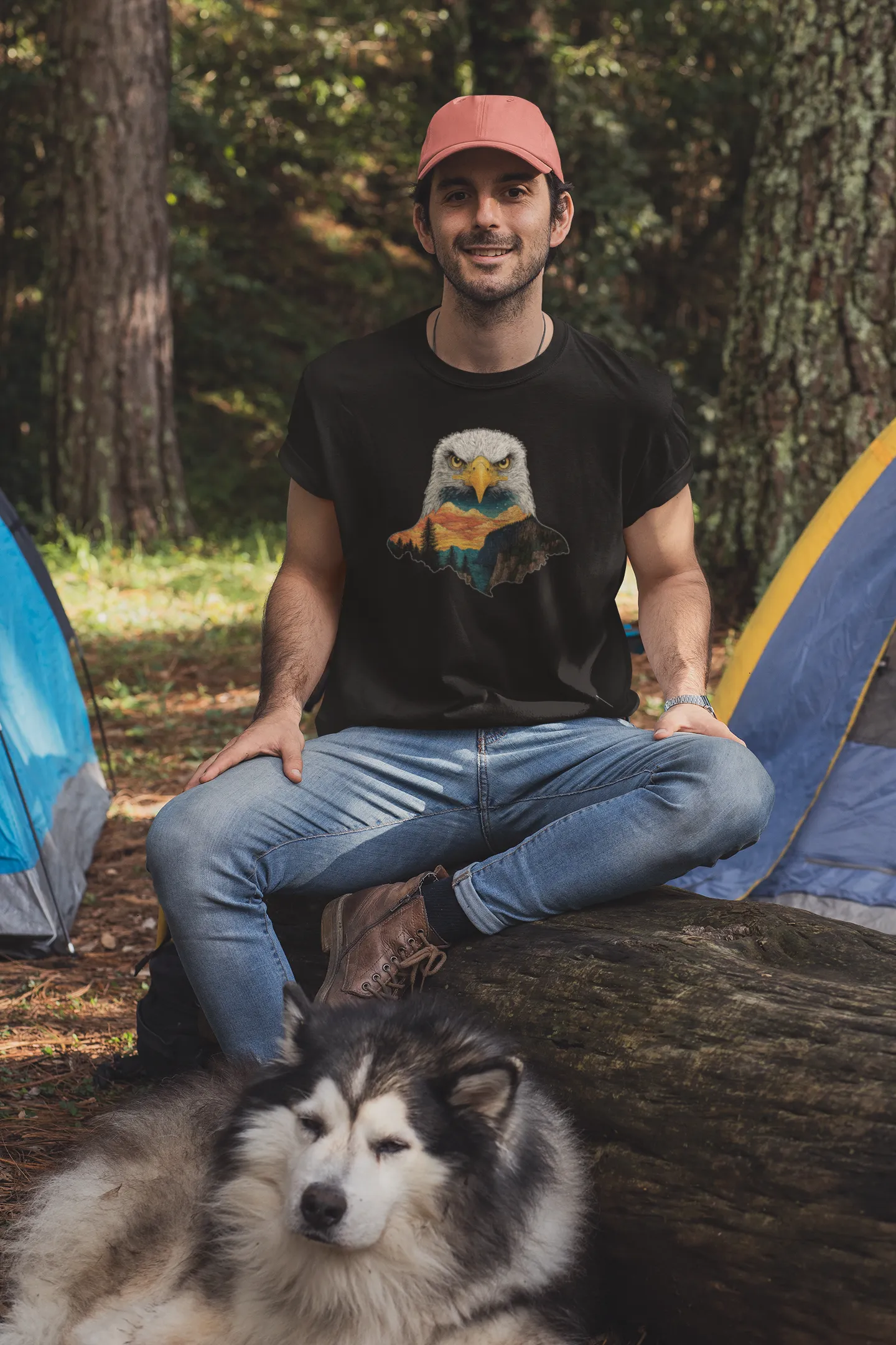 Nature Landscape Eagle Tee