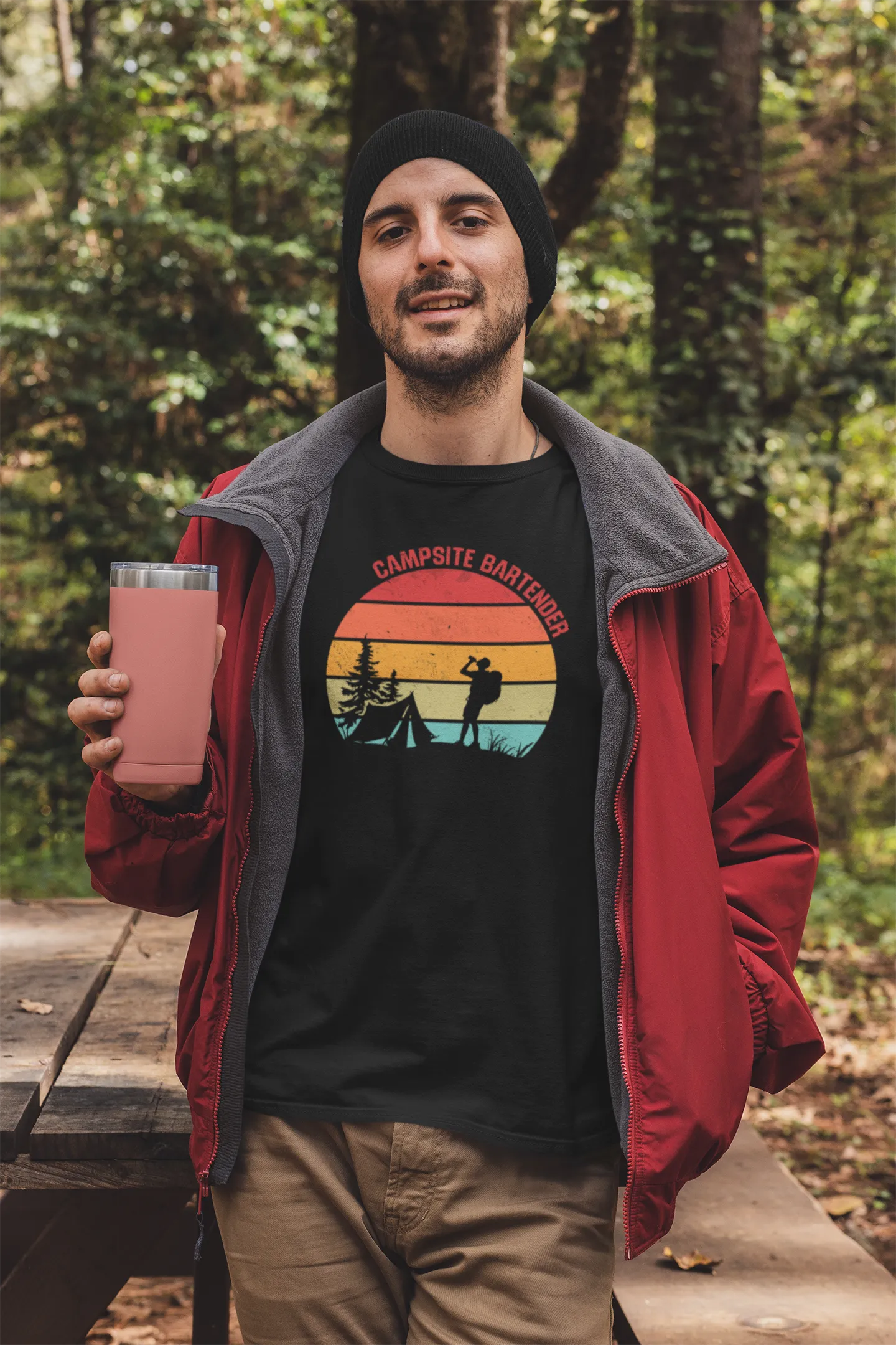 Campsite Bartender Tee