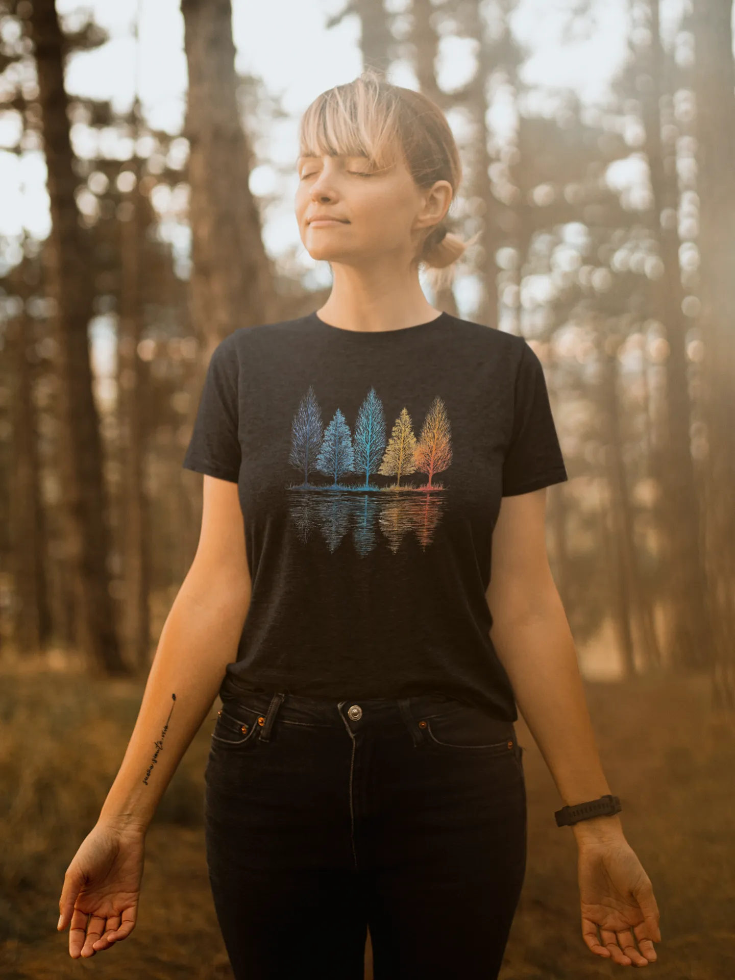 Rainbow Pines Autumn Tee