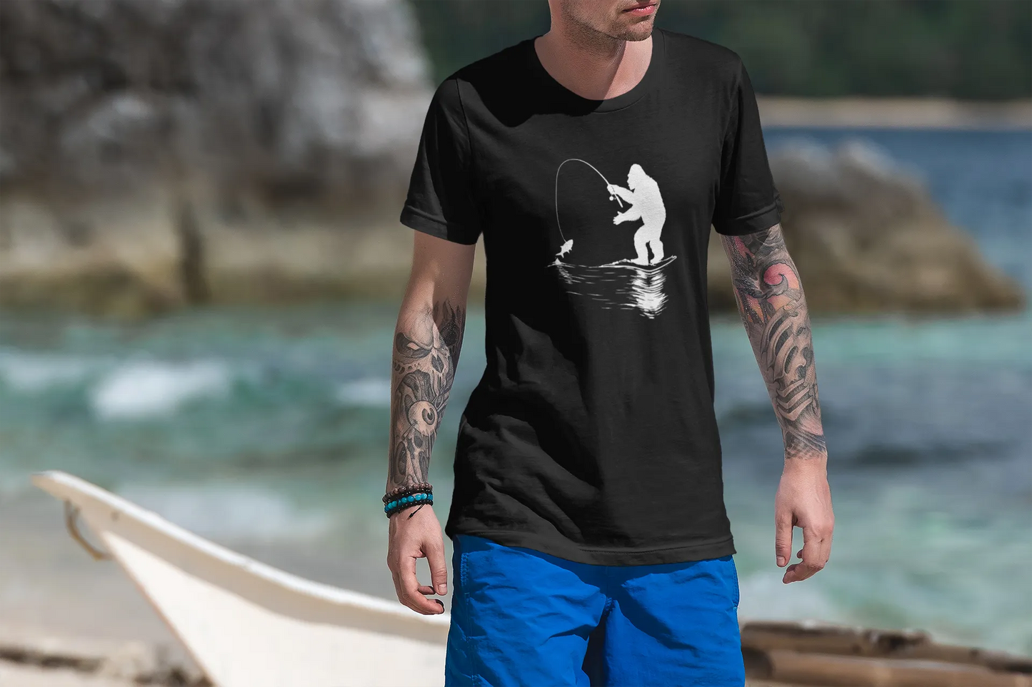 Bigfoot Fishing Tee
