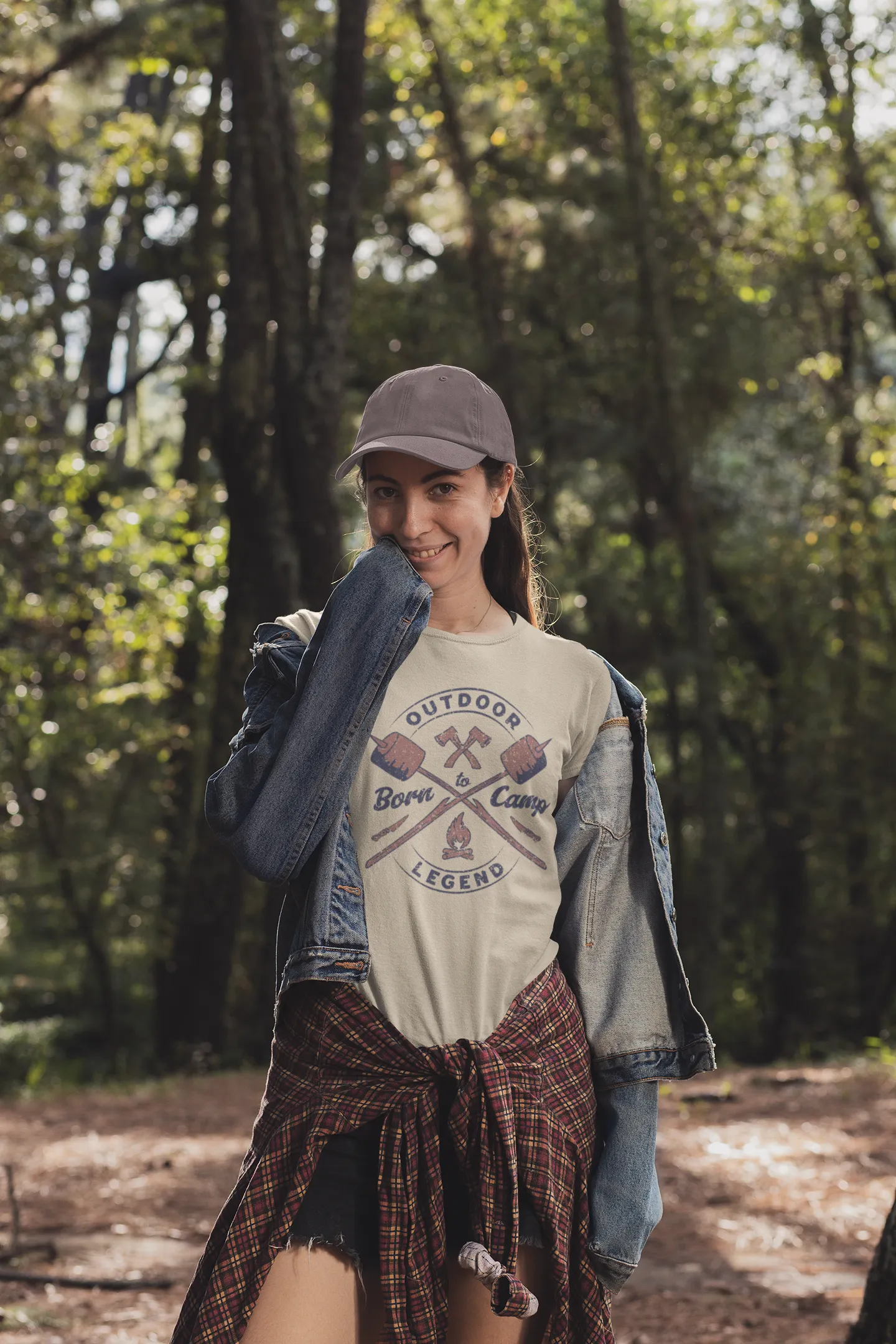 Outdoor Legend: Born to Camp Tee