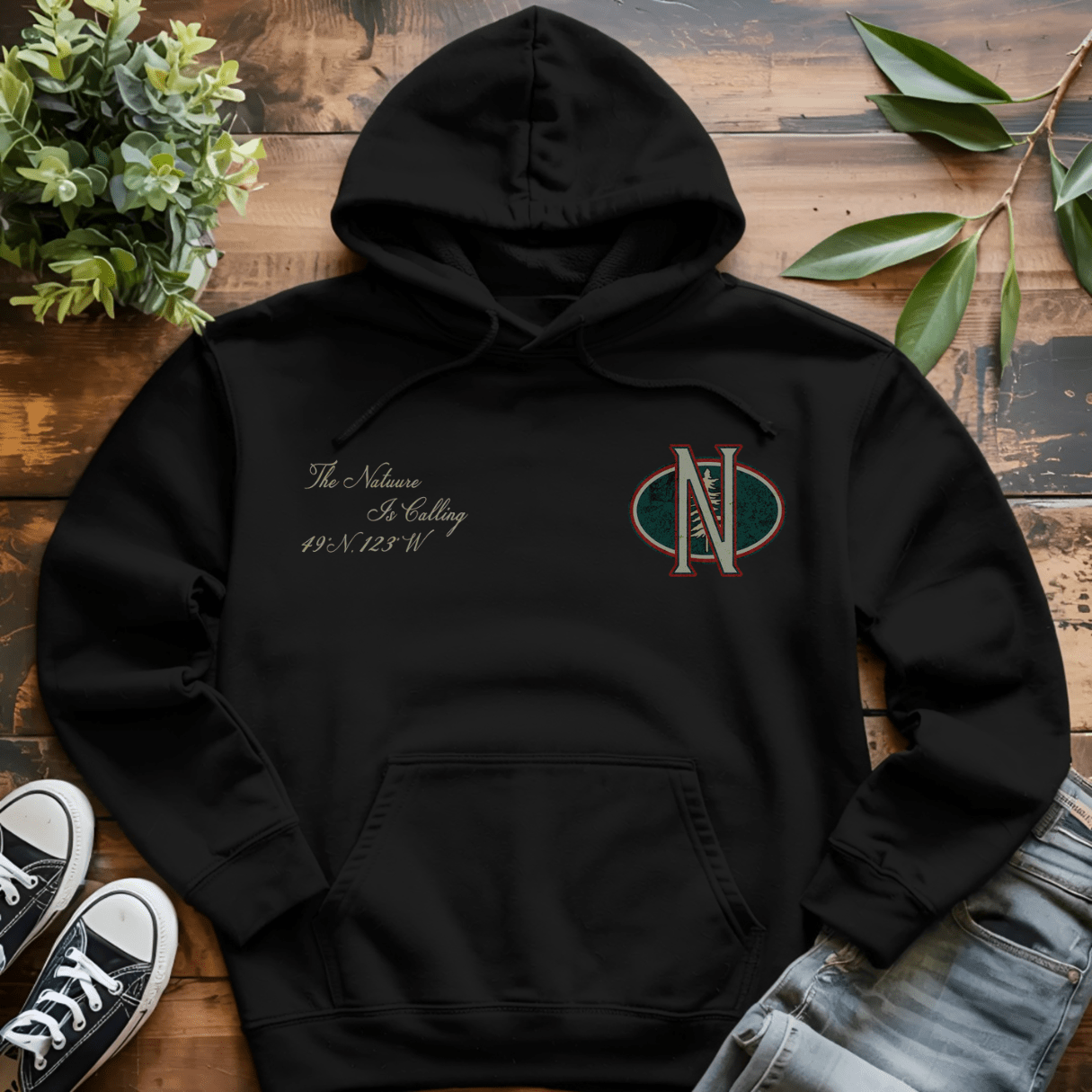 The Nature is Calling Hoodie - Into Nature Co.