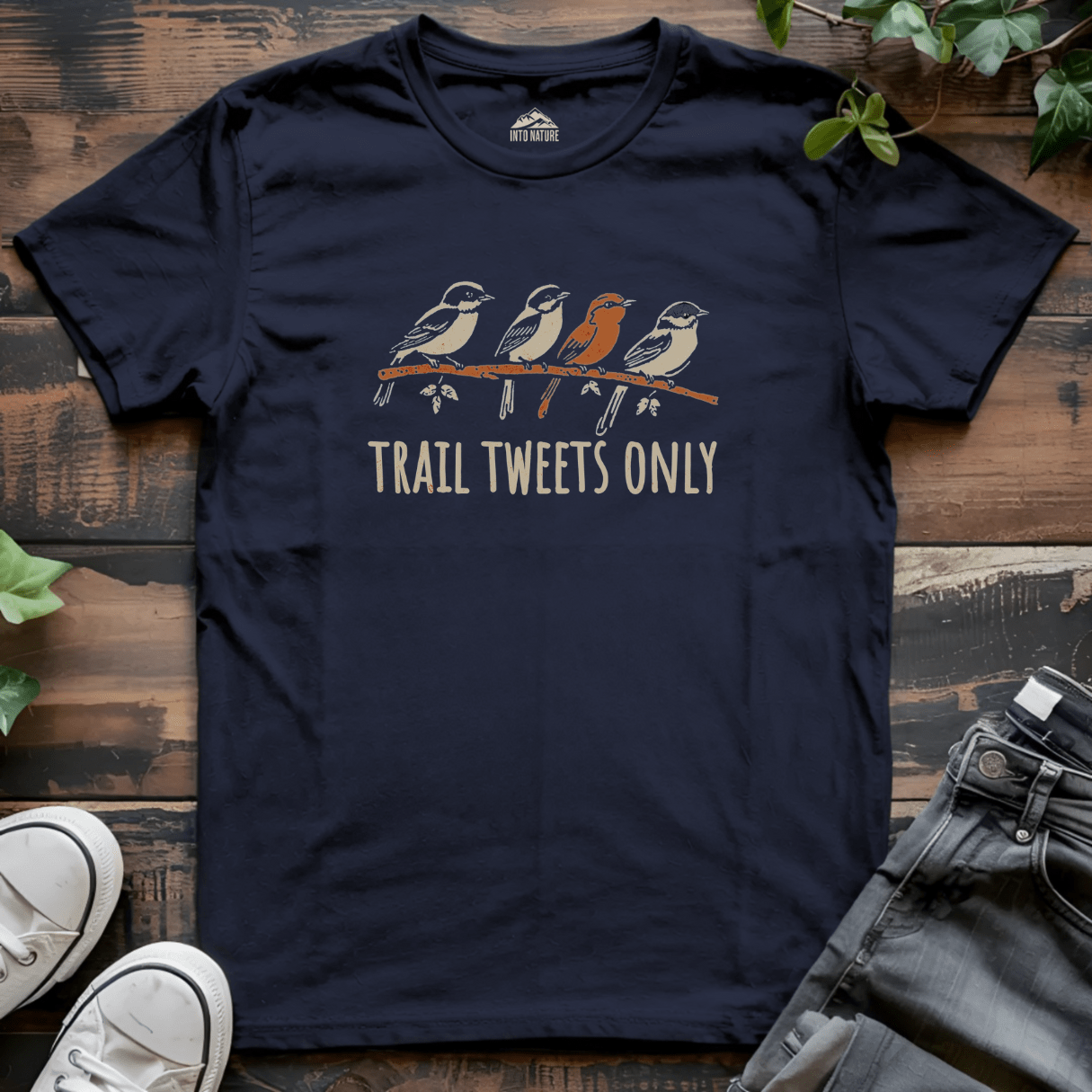 Trail Tweets Only Tee - Into Nature Co.