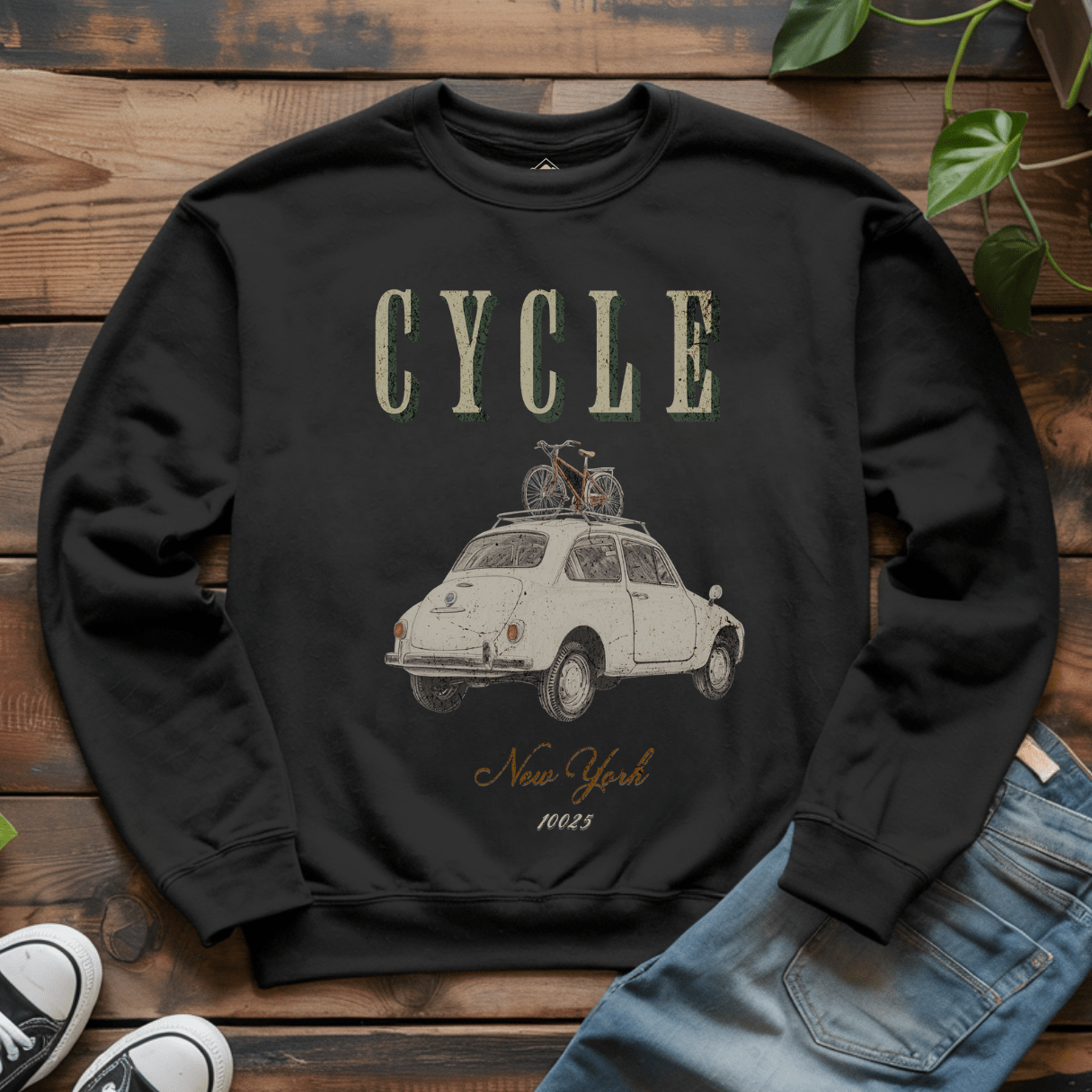 Vintage Cycle Sweatshirt - Into Nature Co.