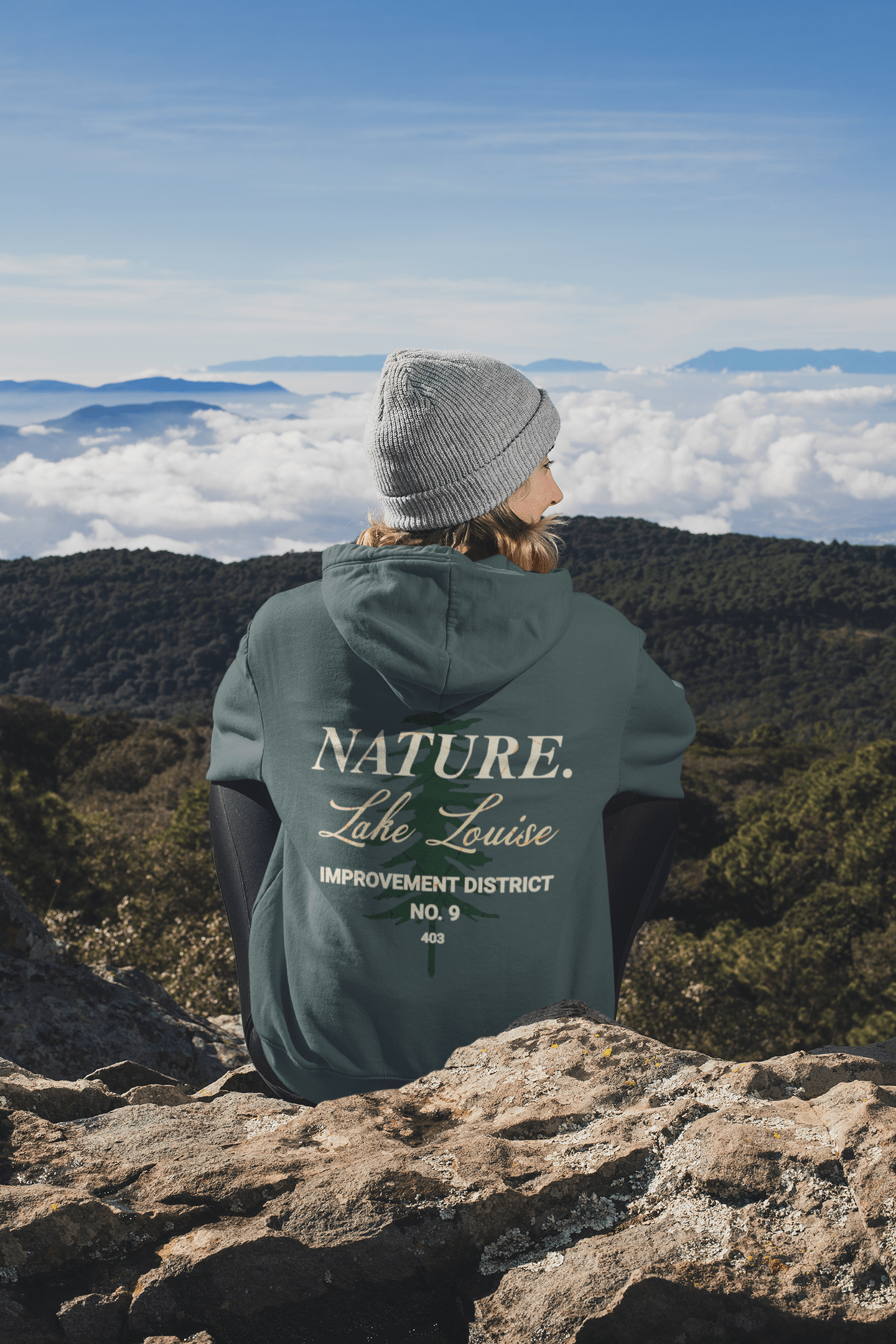 Vintage Lake Louise Hoodie - Into Nature Co.