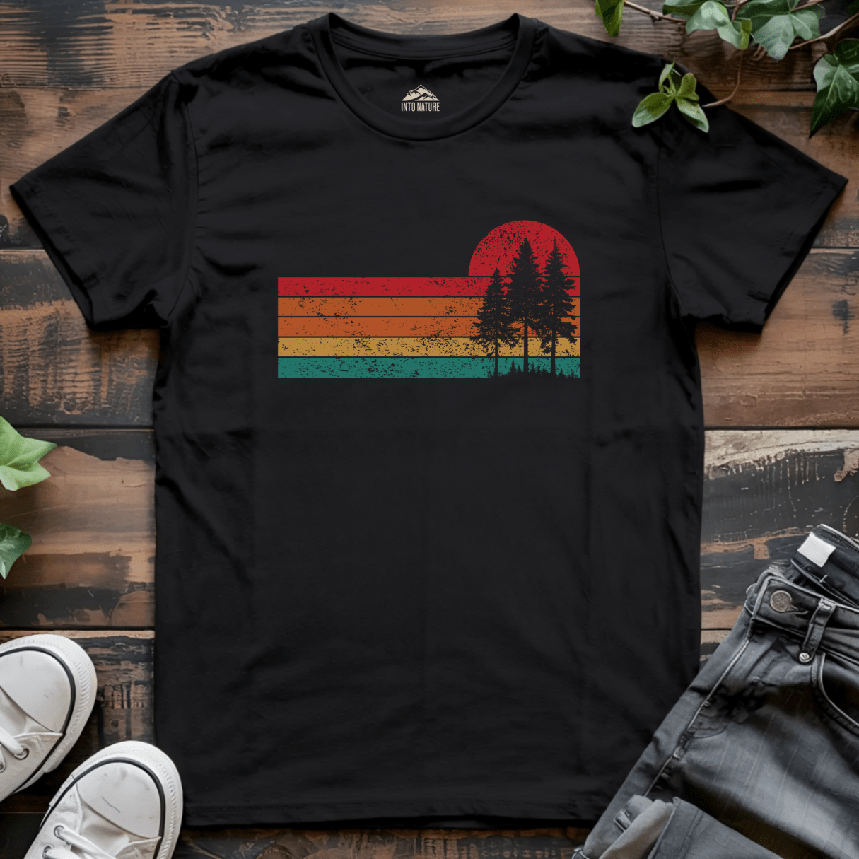 Vintage Sunset Trees Tee - Into Nature Co.